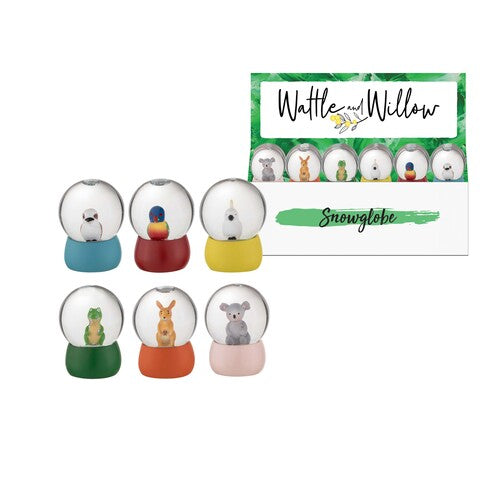Wattle and Willow Aussie Mates Mini Snowglobe