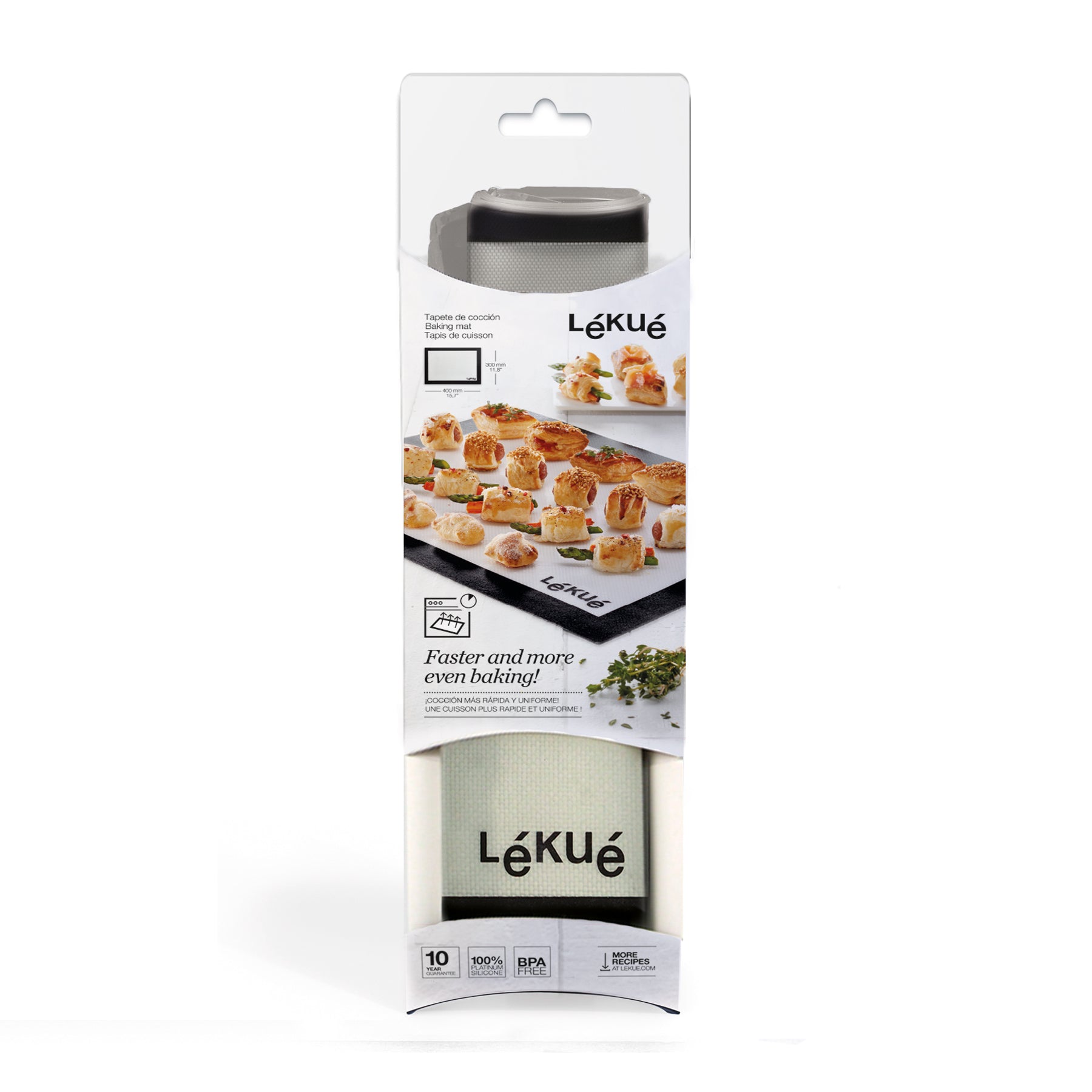 Lékué Silicone Baking Mat 40 x 30cm Translucent