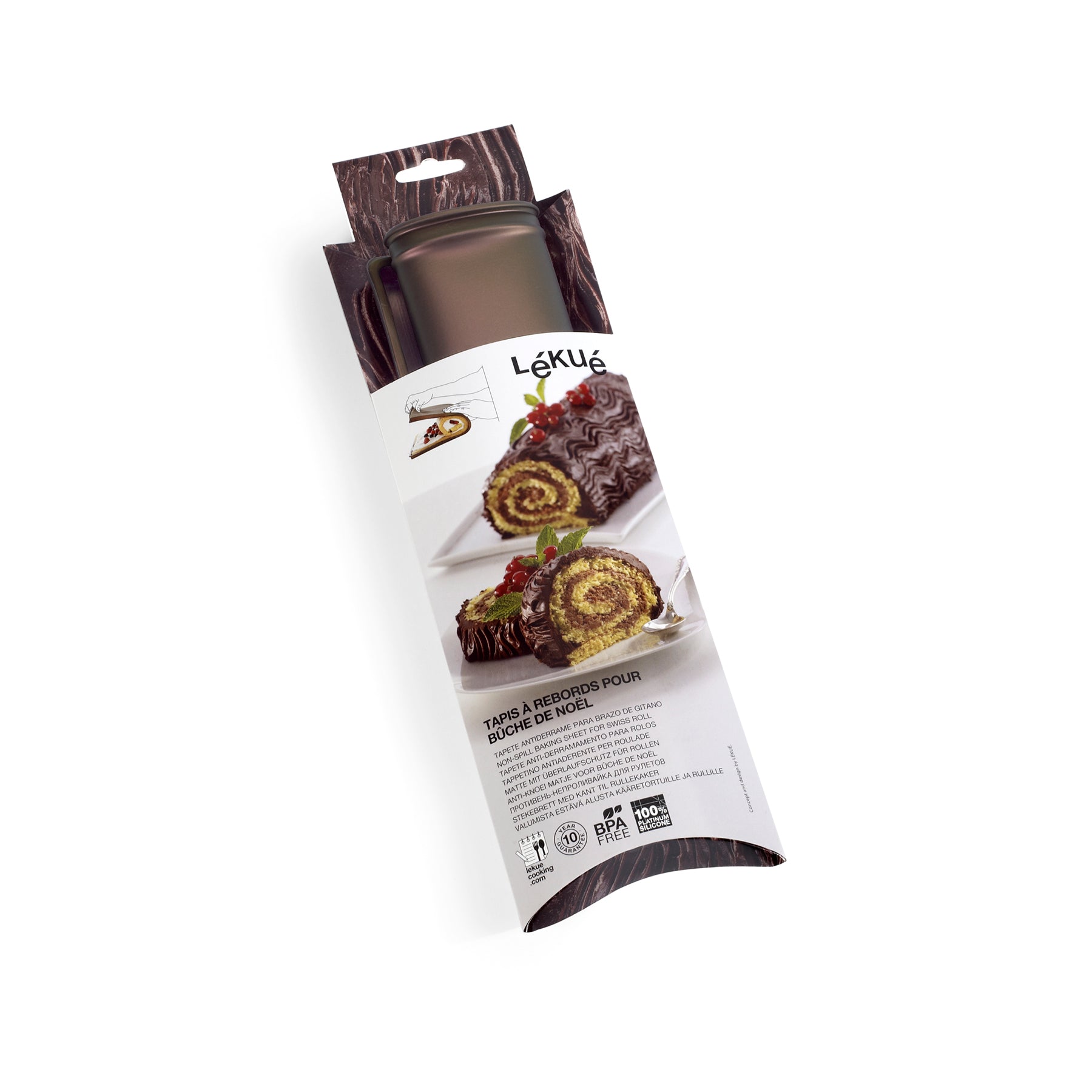 Lékué Roll Cake Mat Brown