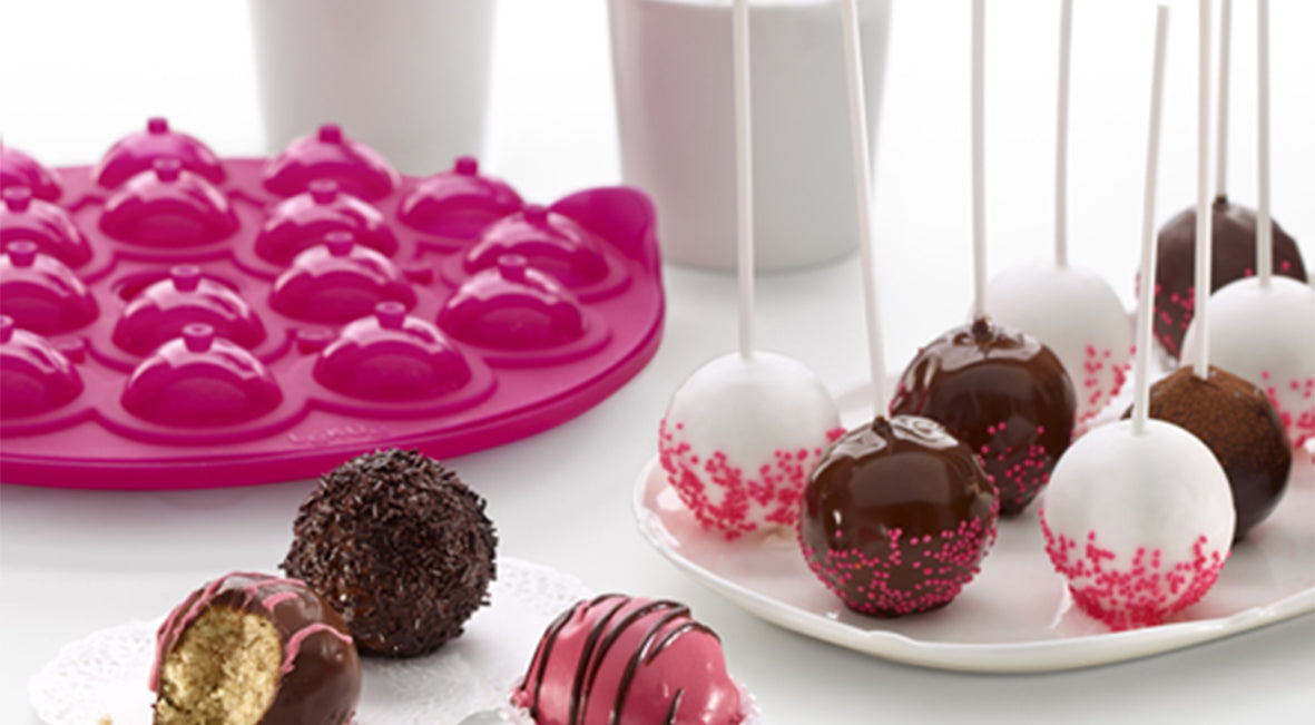 Lékué 18 Cup Cake Pops Mould 500ml Magenta