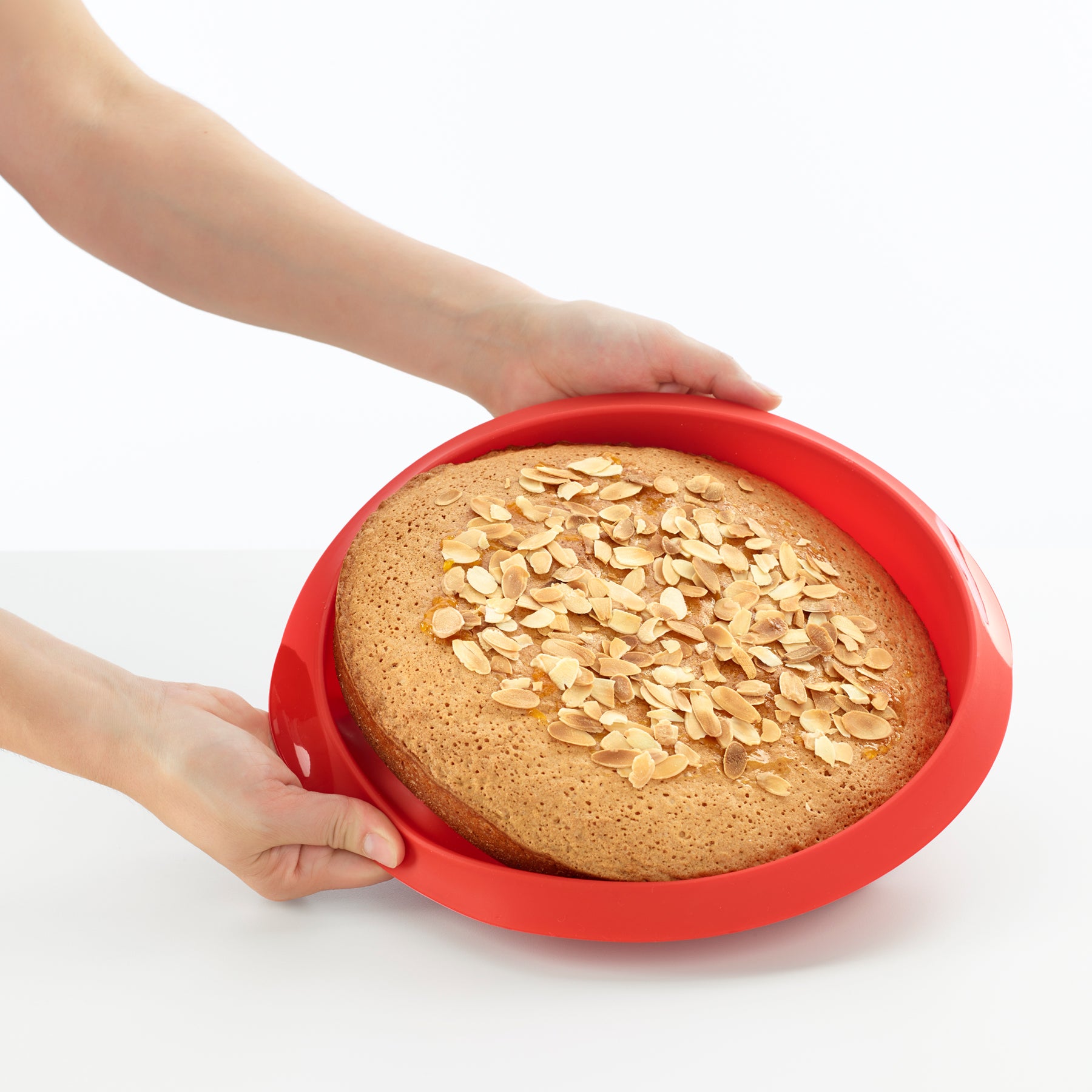 Lékué Round Cake Mould 20cm/1.5L Red
