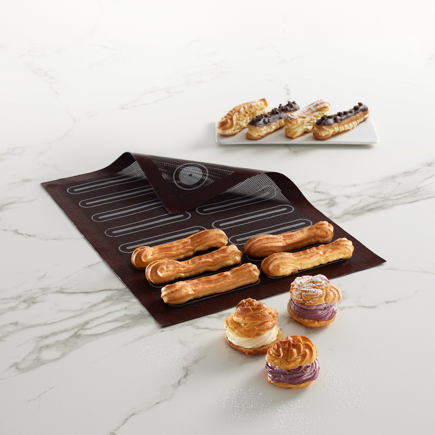 Lékué Microperforated Baking Mat 30 x 40cm Brown