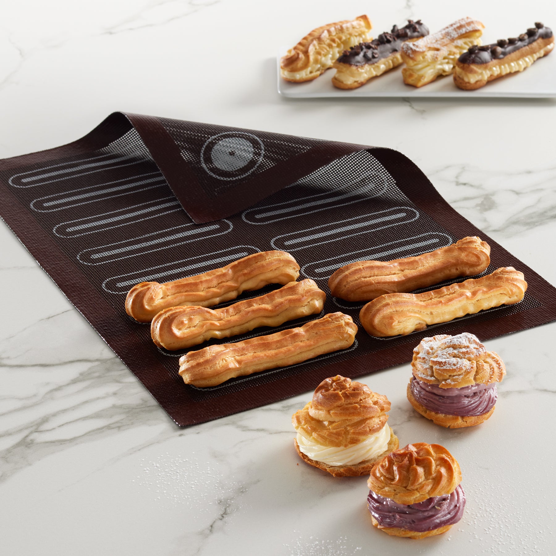 Lékué Microperforated Baking Mat 30 x 40cm Brown
