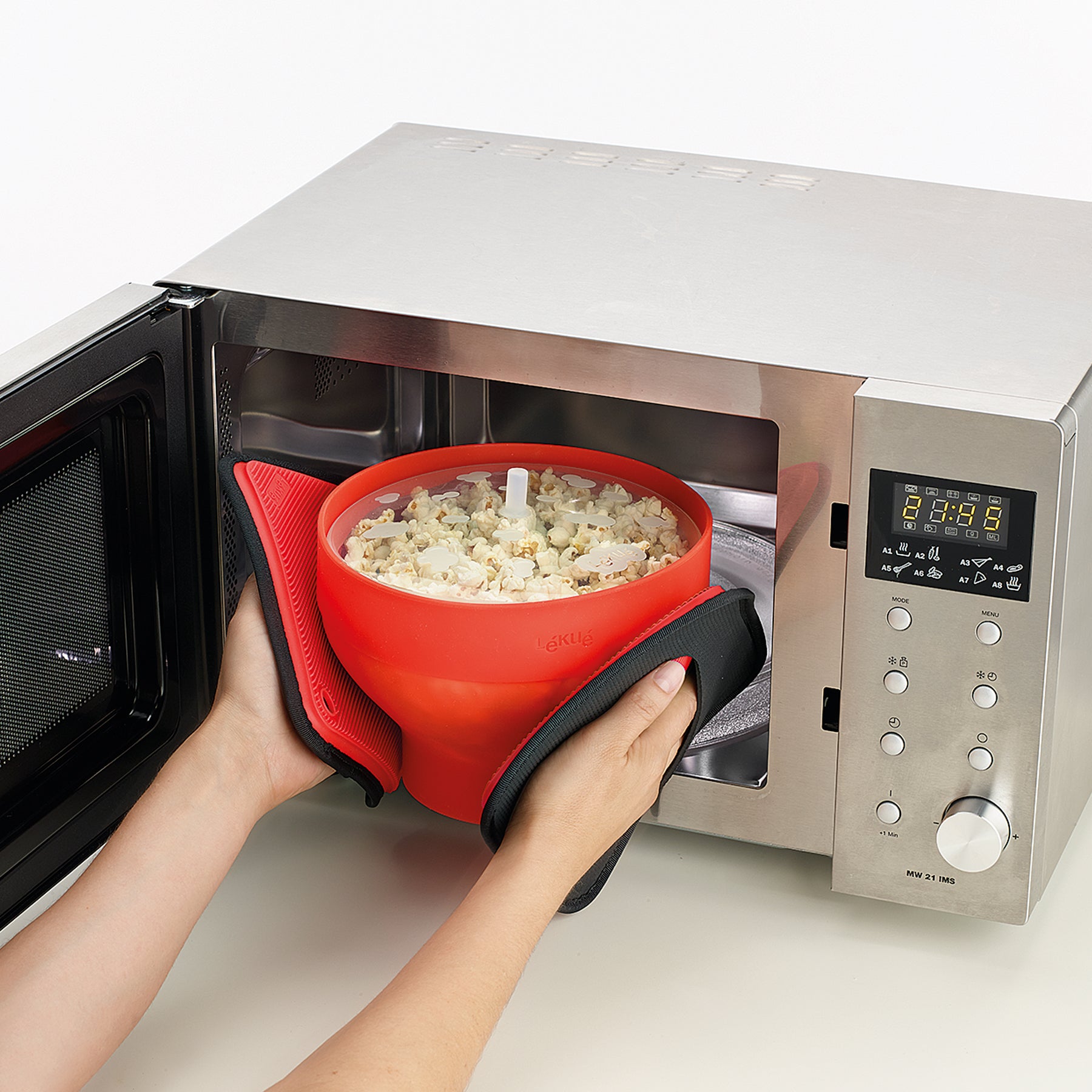Lékué Microwave PopCorn Maker 2.8L Red