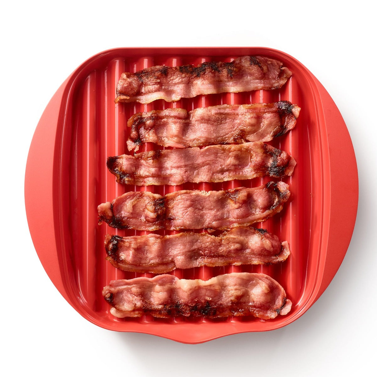 Lékué Microwave Bacon Cooker Red
