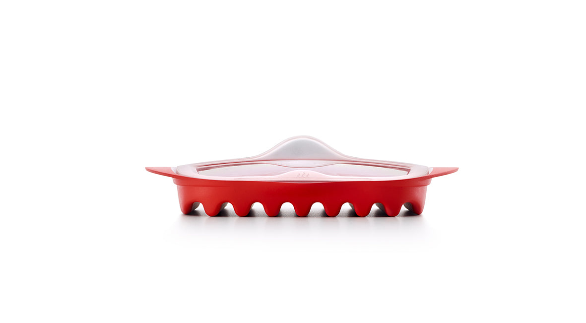 Lékué Microwave Bacon Cooker Red
