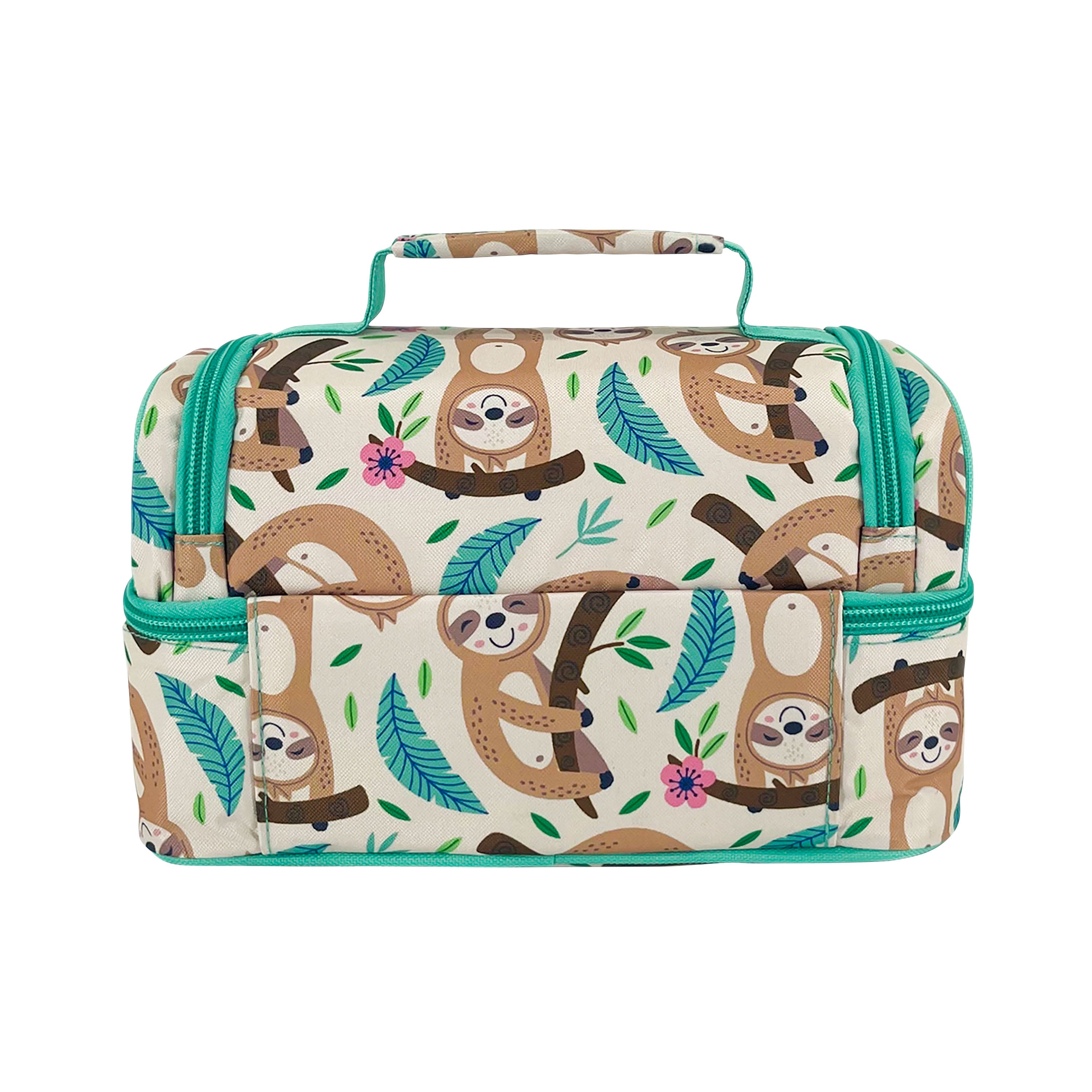 Sachi Insulated Double Decker Lunch Bag - Sleepy Sloths