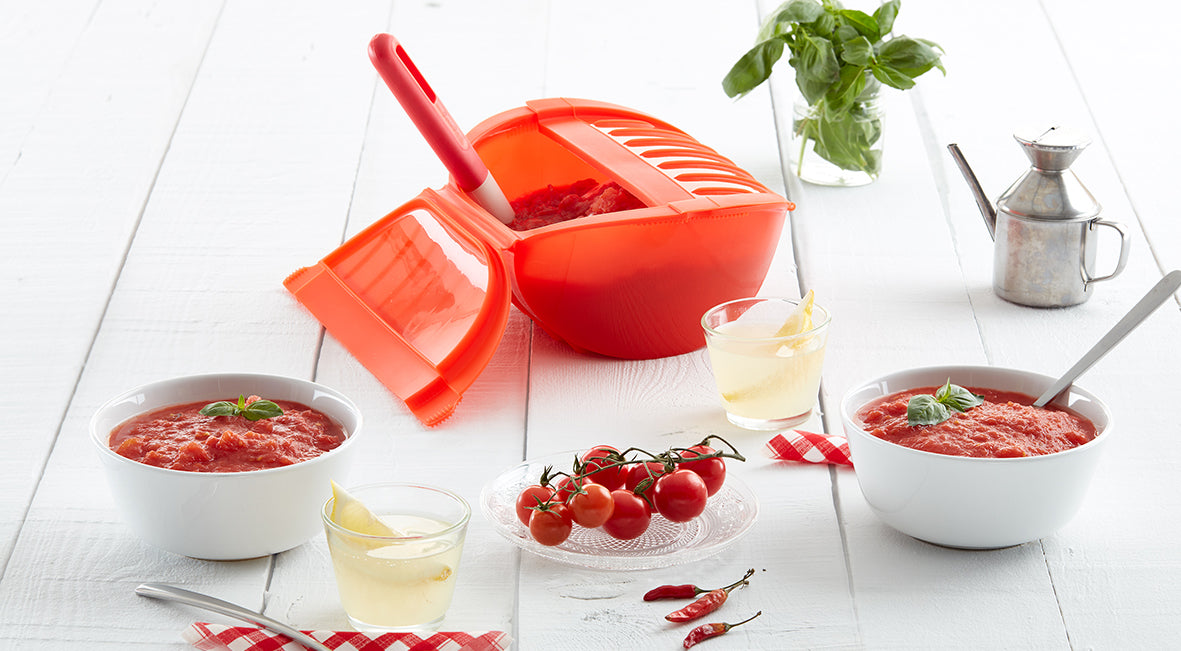 Lékué Deep Steam Case with Tray 1L