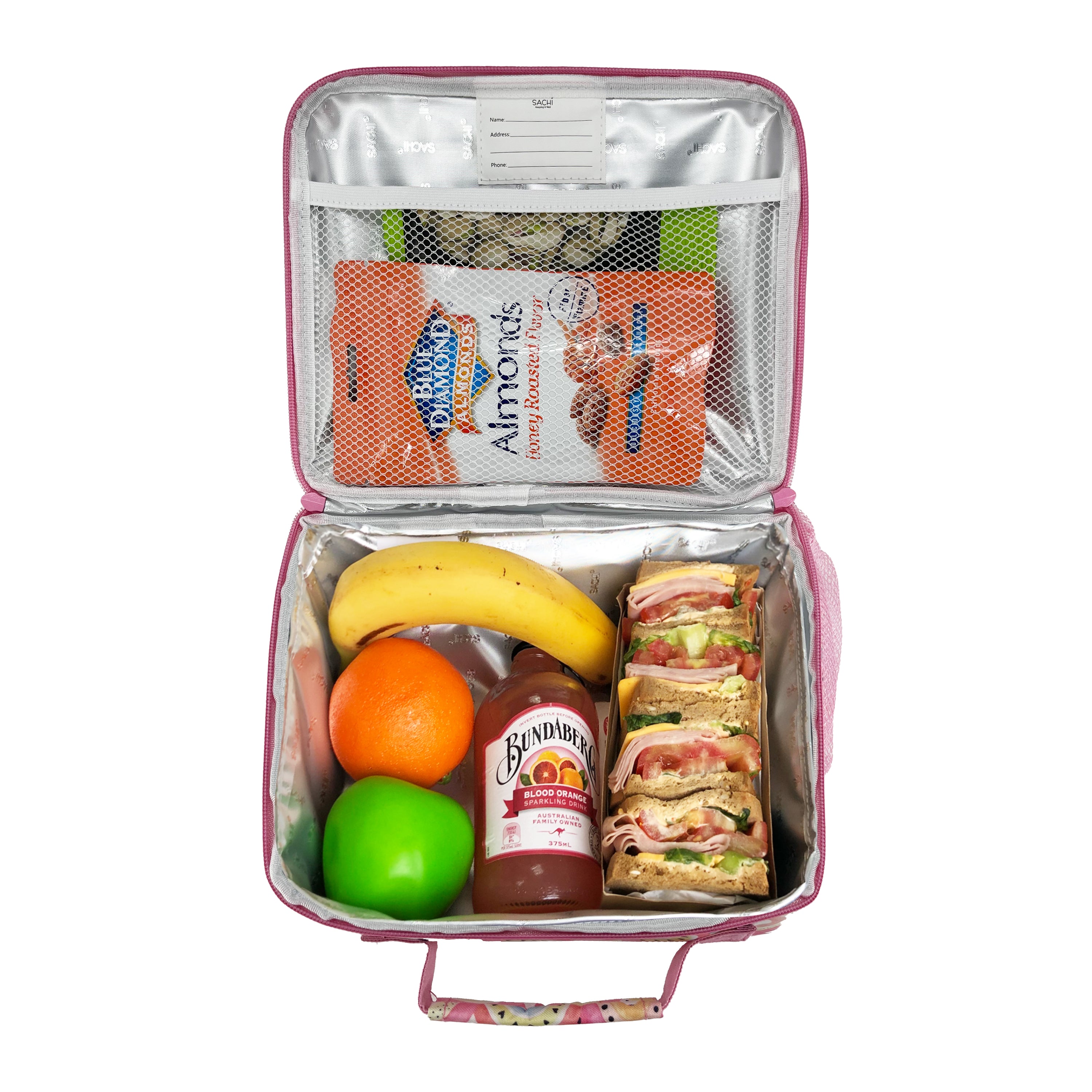 Sachi Insulated Crew Lunch Bag with Bottle Holder - Boho Rainbows