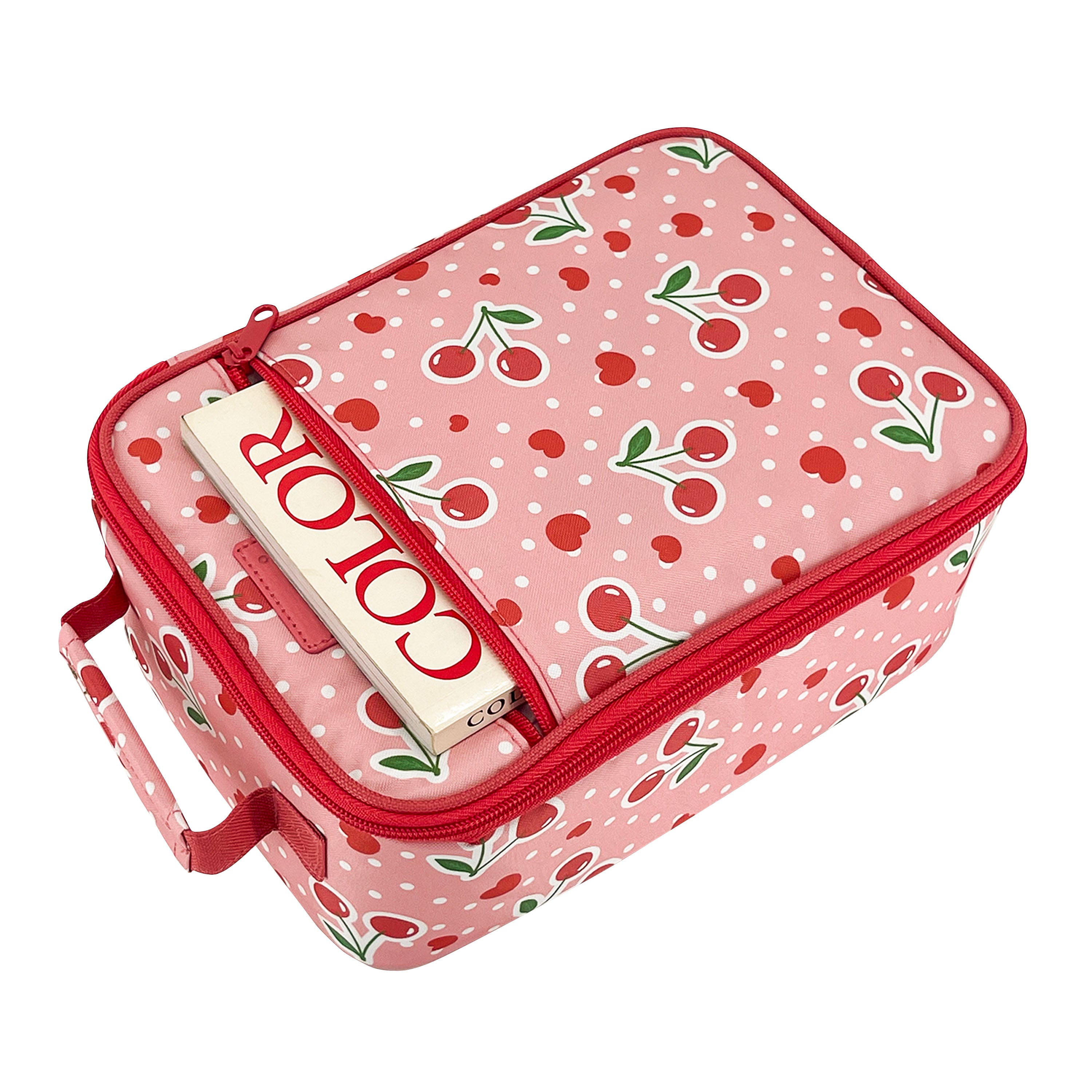 Sachi Insulated Junior Lunch Bag - Cherry Crush