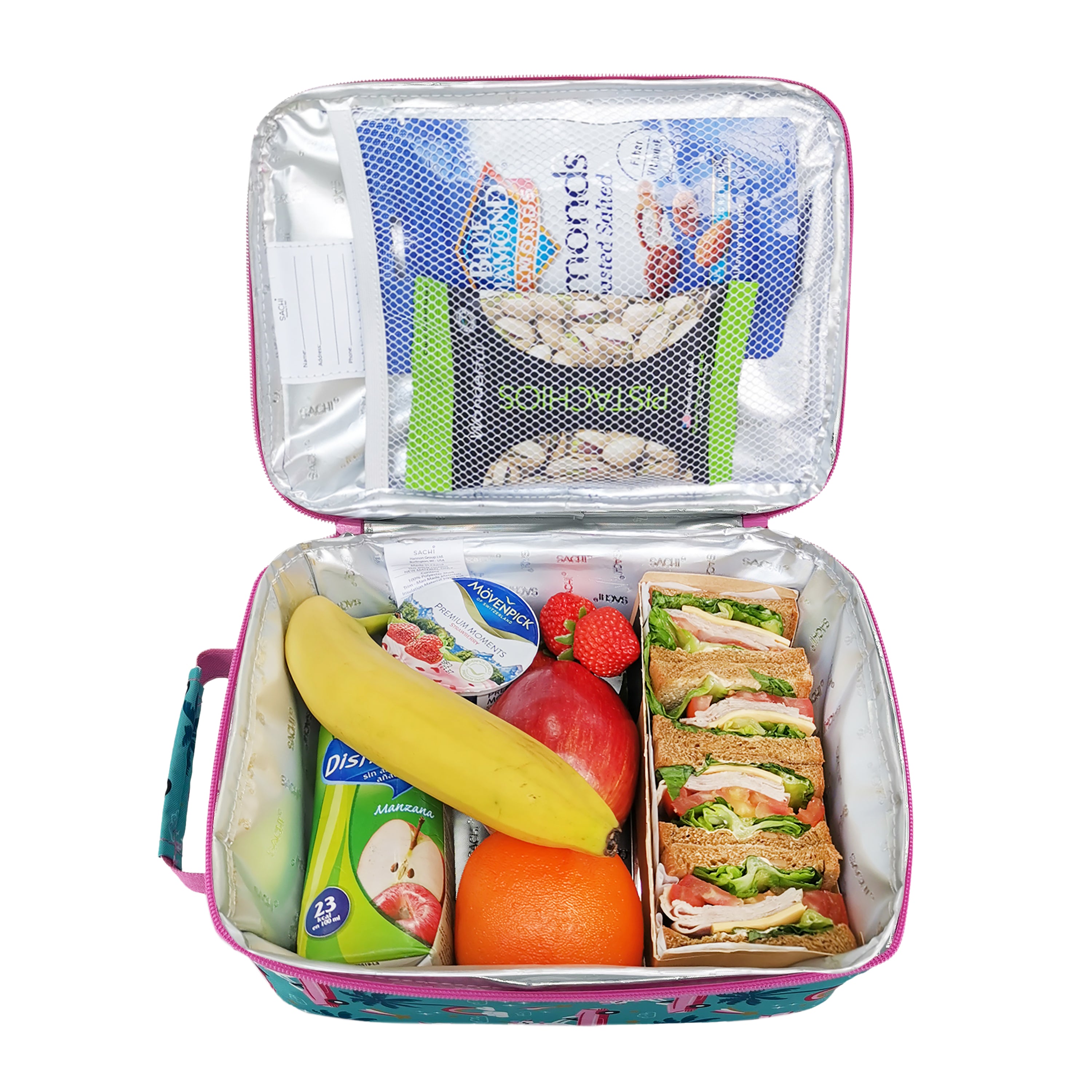 Sachi Insulated Junior Lunch Bag - Pink Cadillac