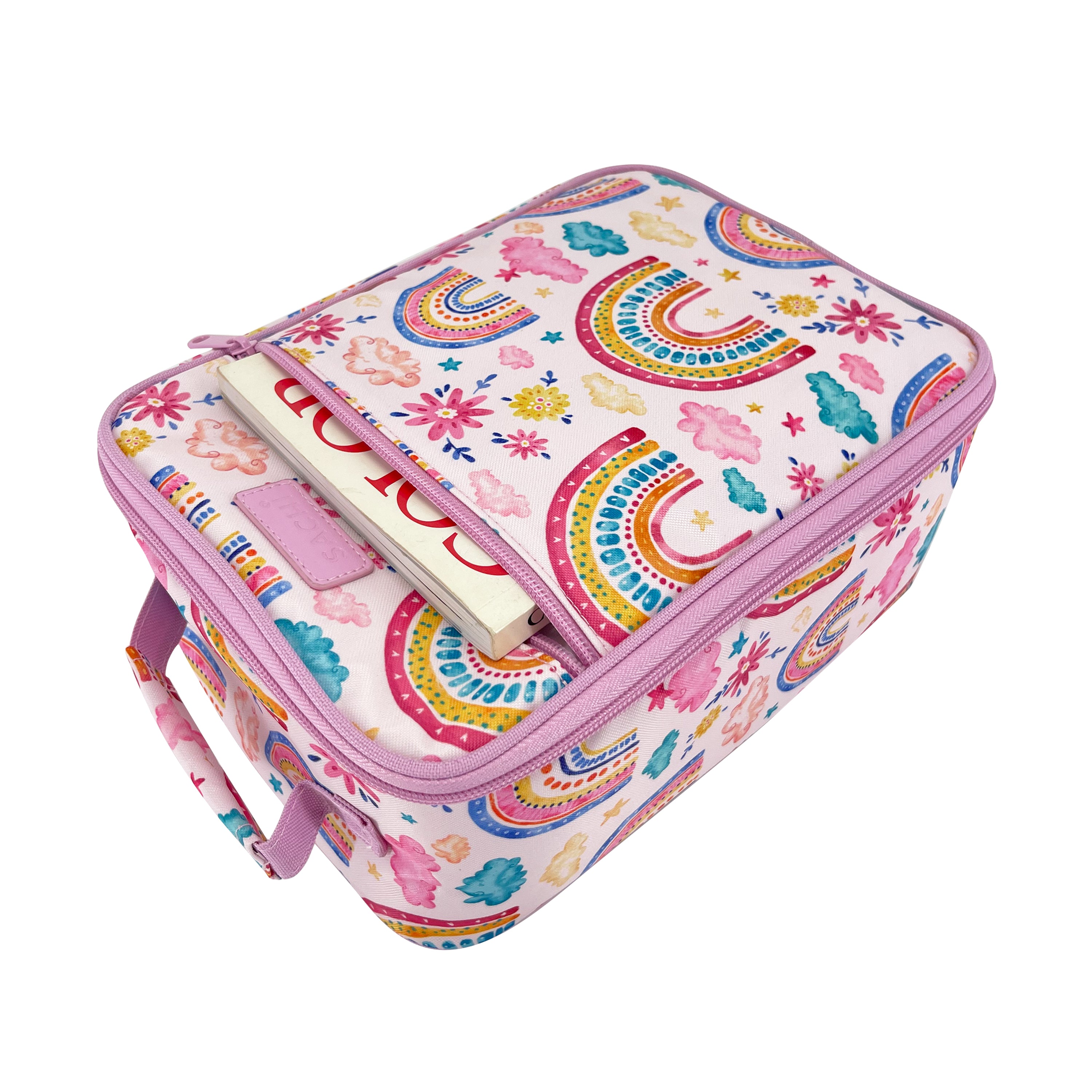 Sachi Insulated Junior Lunch Bag - Rainbow Sky