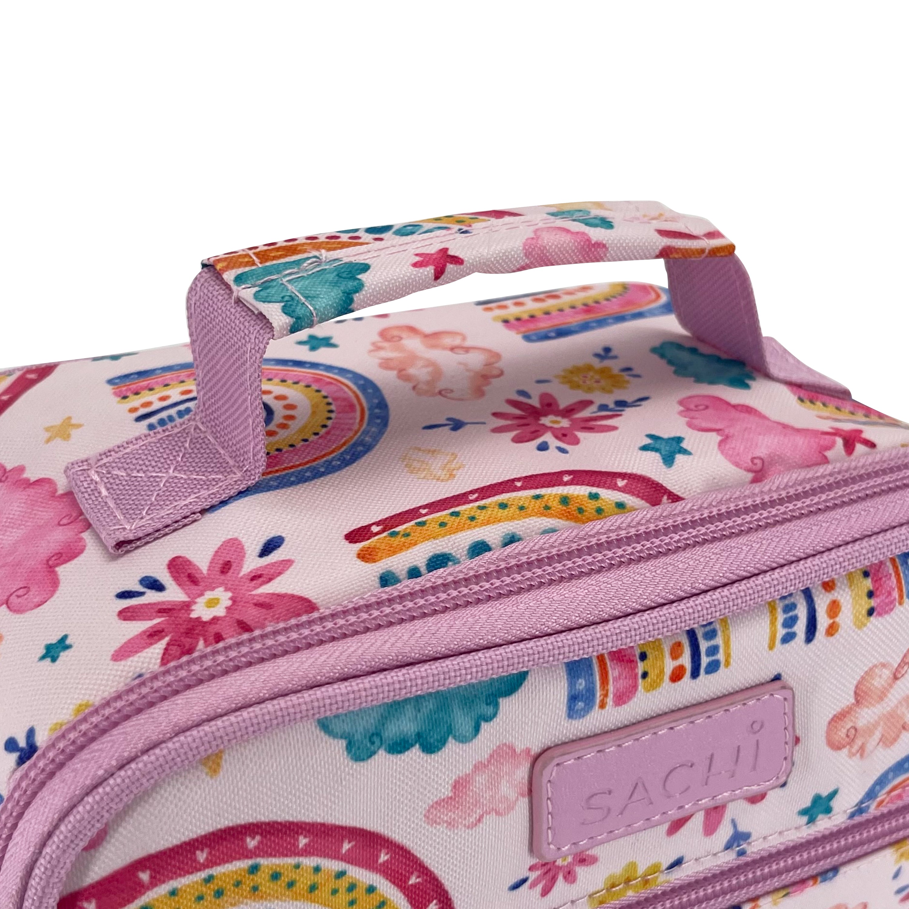 Sachi Insulated Junior Lunch Bag - Rainbow Sky