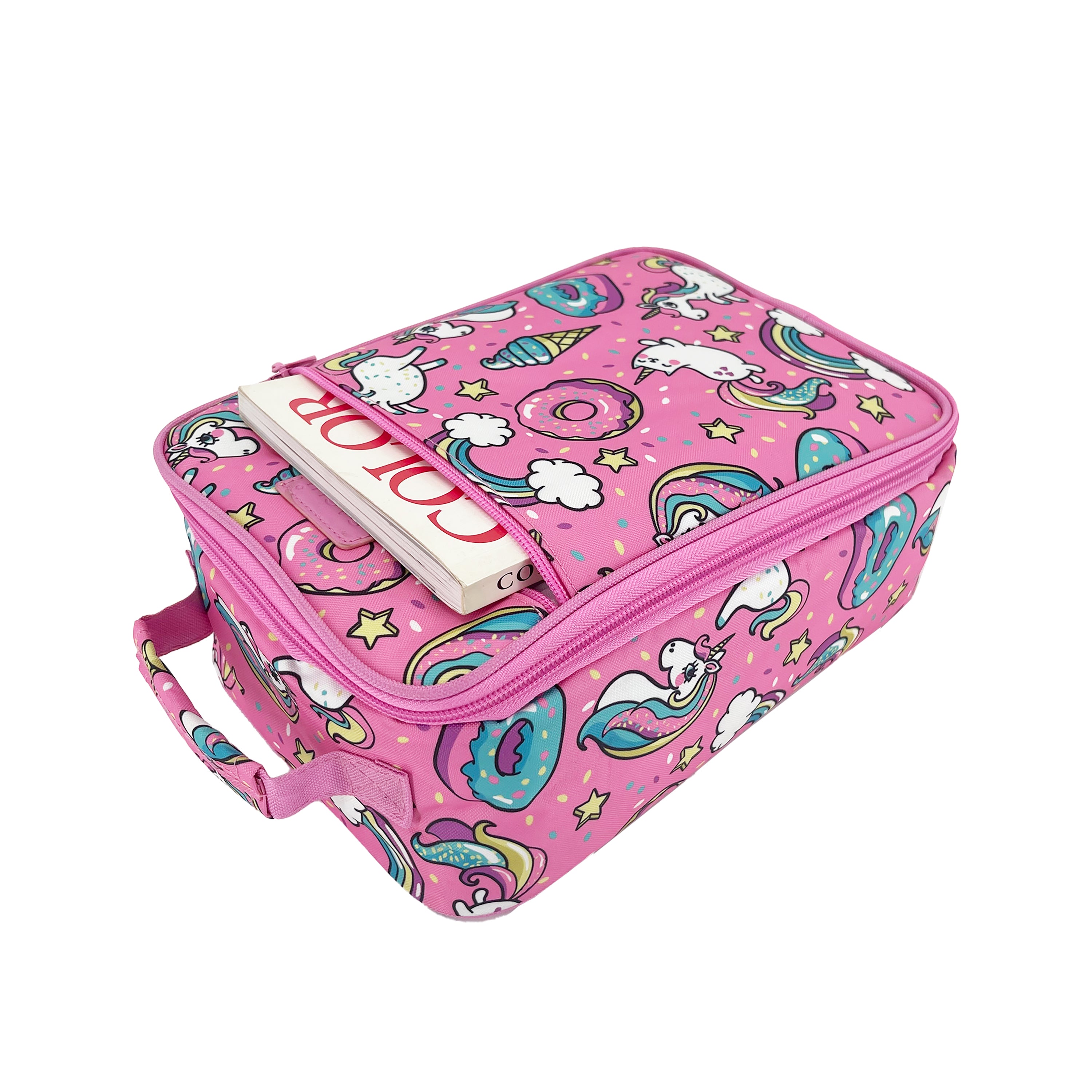 Sachi Insulated Junior Lunch Bag - Unicorns