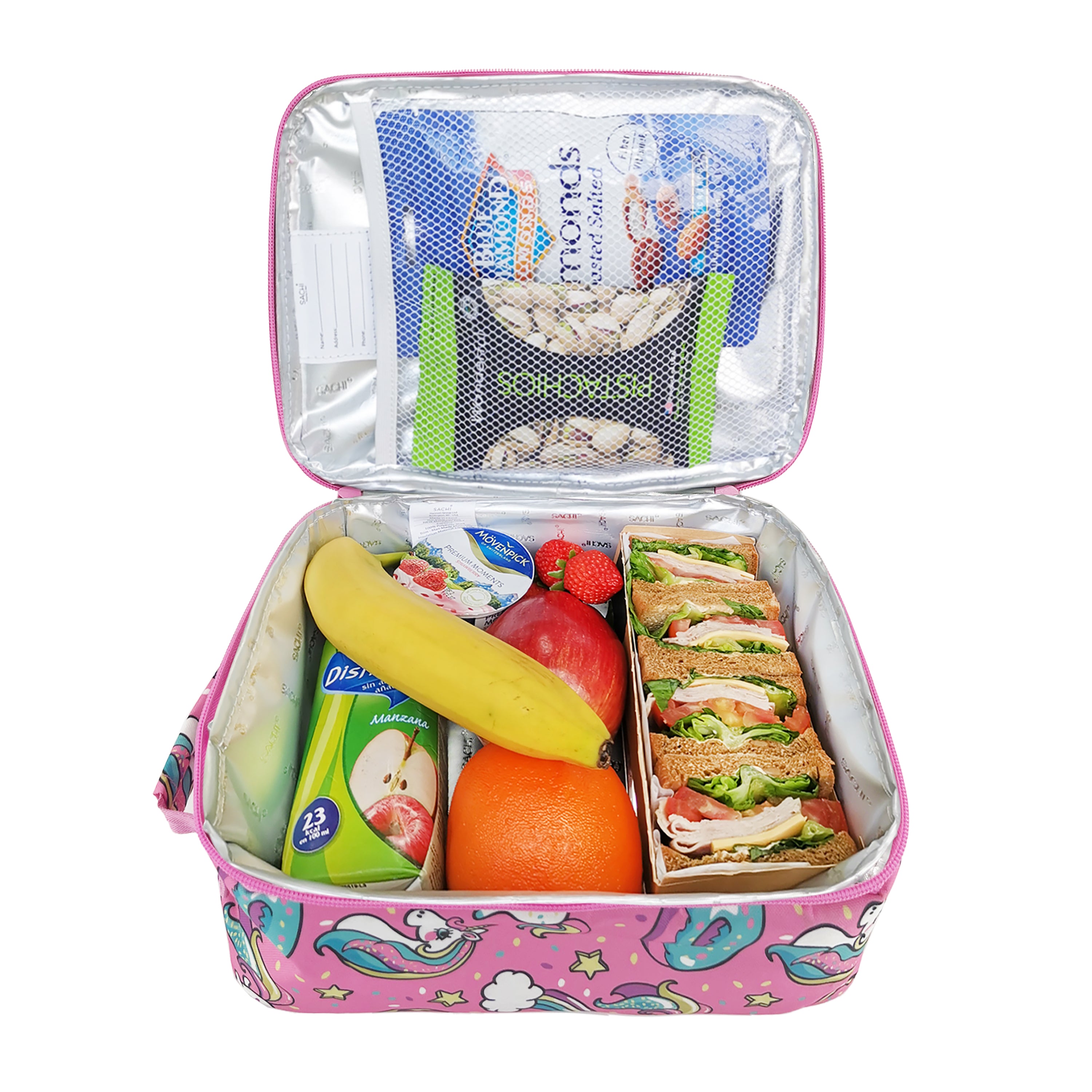 Sachi Insulated Junior Lunch Bag - Unicorns