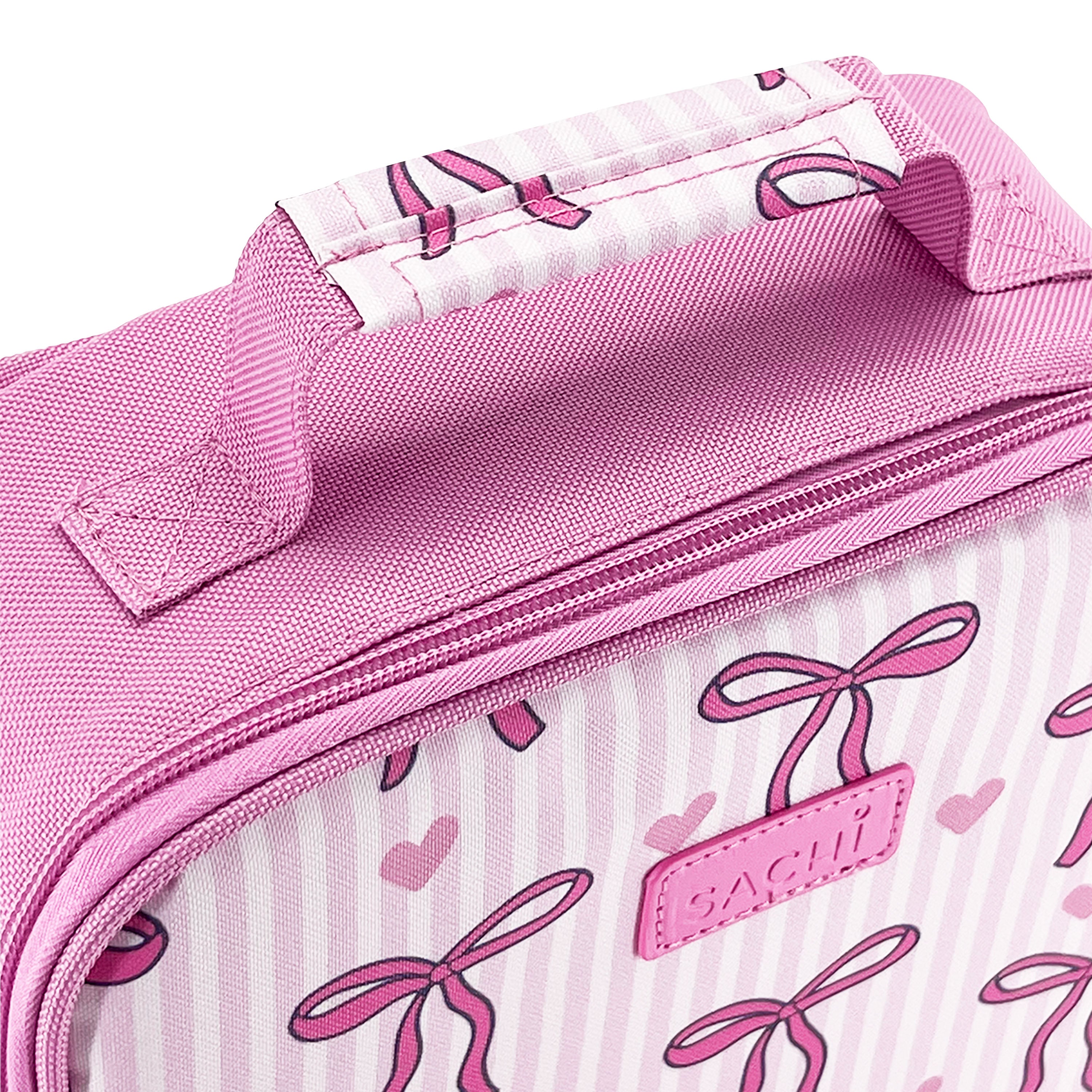 Sachi Insulated Junior XL Lunch Bag - Bows & Hearts