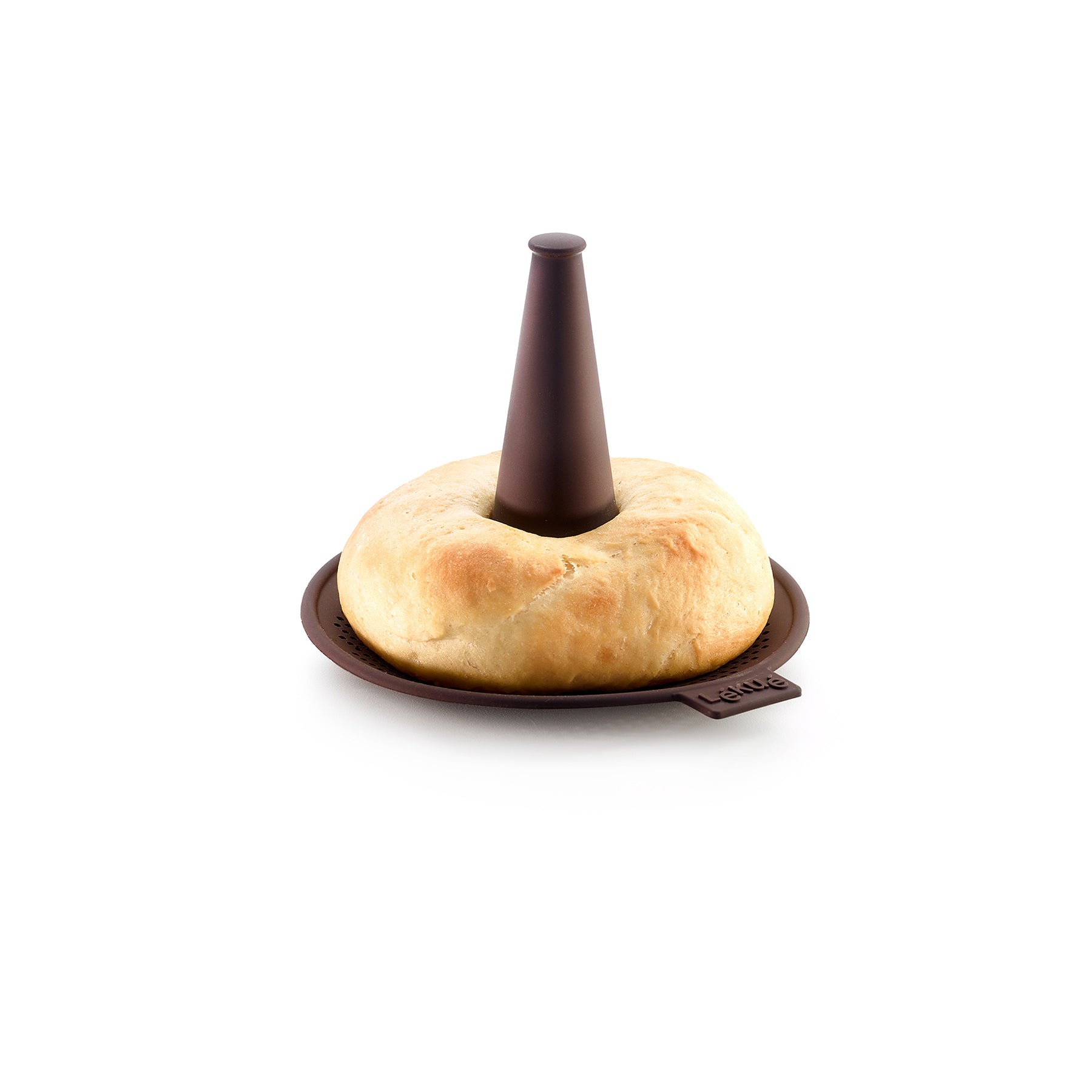 Lékué Bagel Mould 6 Piece Set Brown