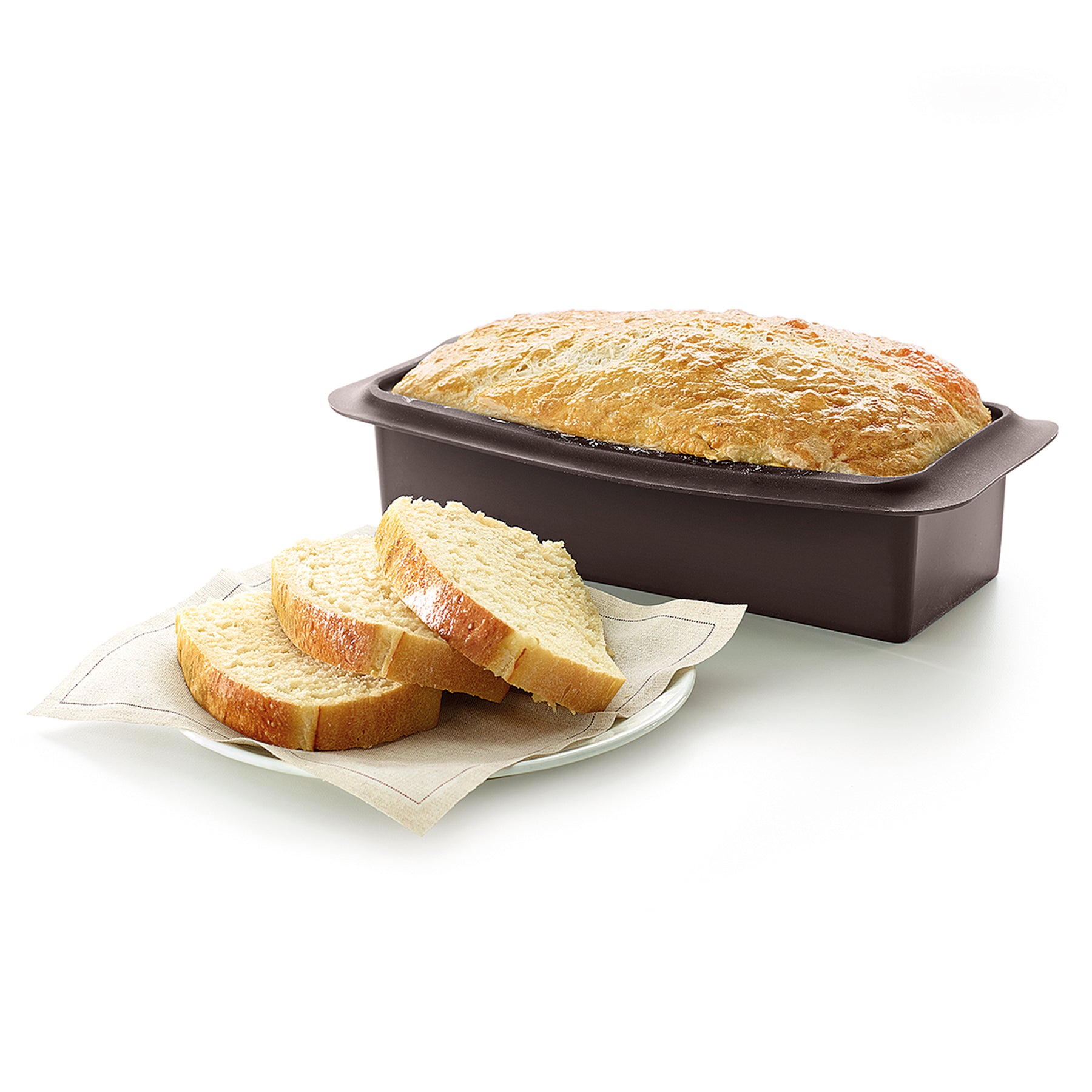 Lékué Sandwich Bread Mould 28cm 2500ml Brown