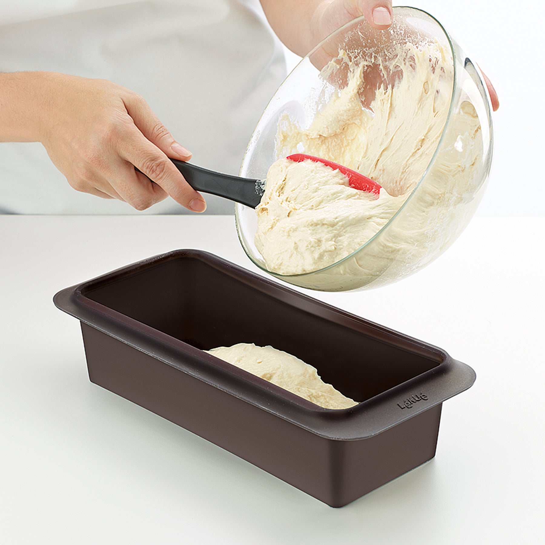 Lékué Sandwich Bread Mould 28cm 2500ml Brown