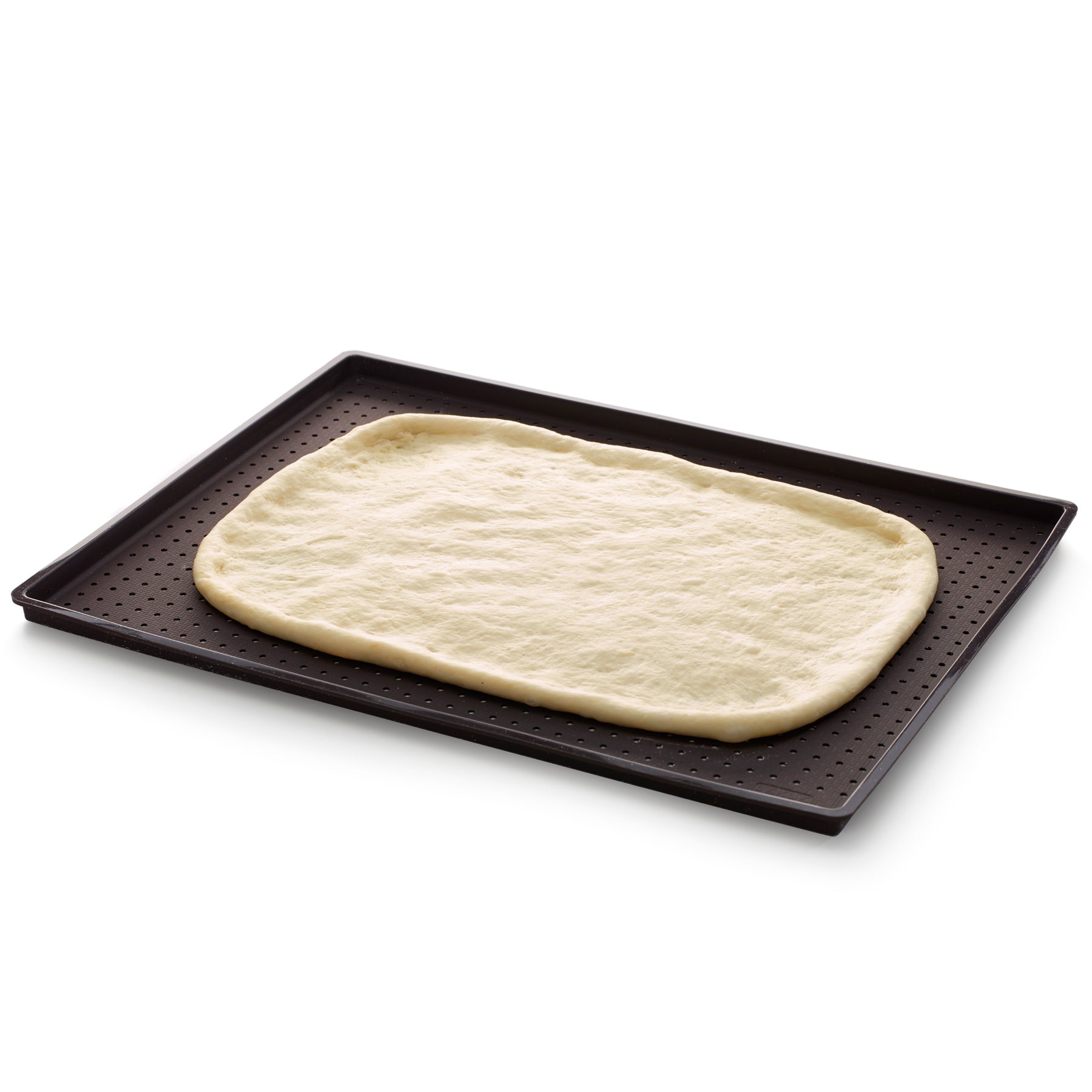 Lékué Pizza Mat 40 x 30 x 1.2cm Brown