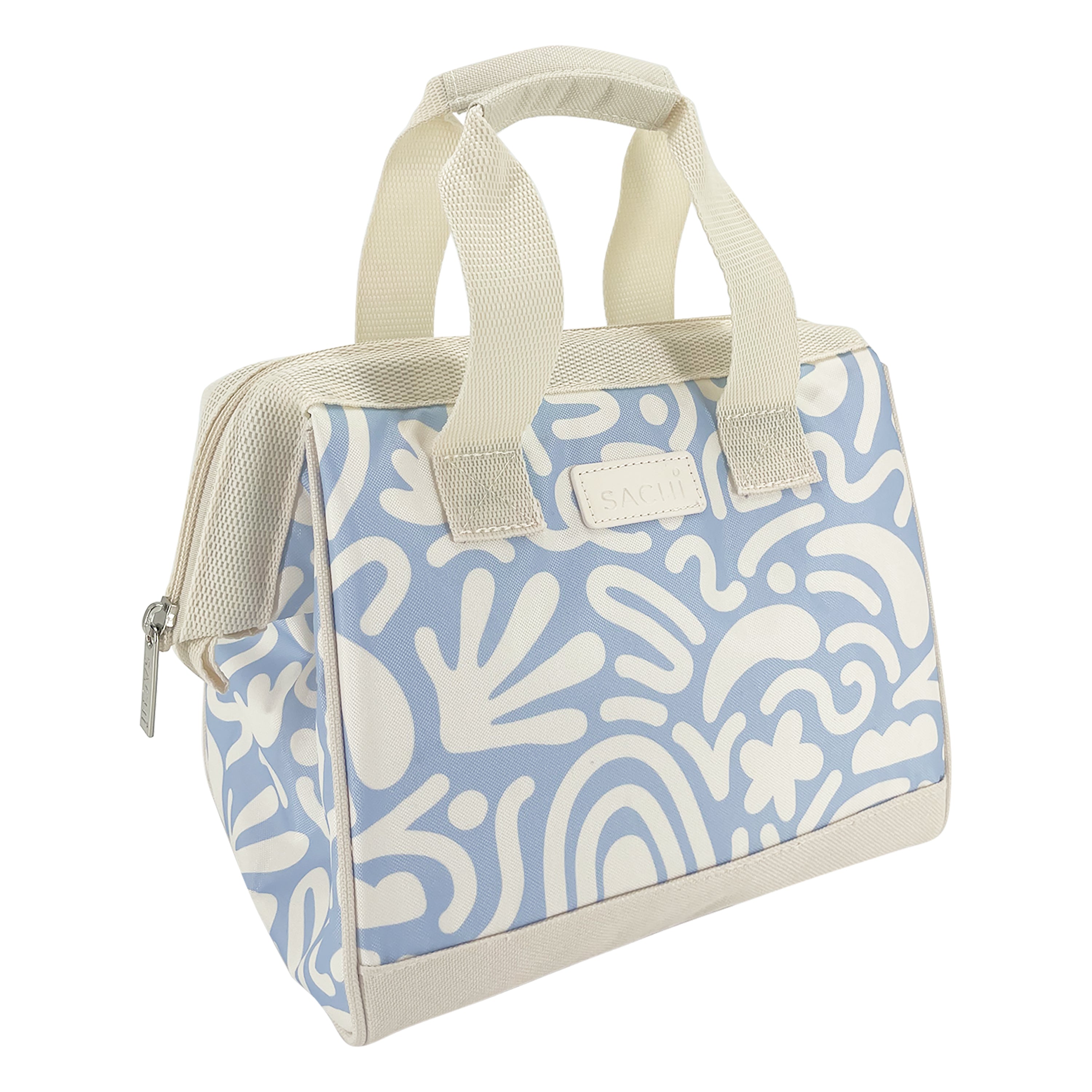 Sachi Insulated Style 34 Lunch Bag - Blue Squiggles