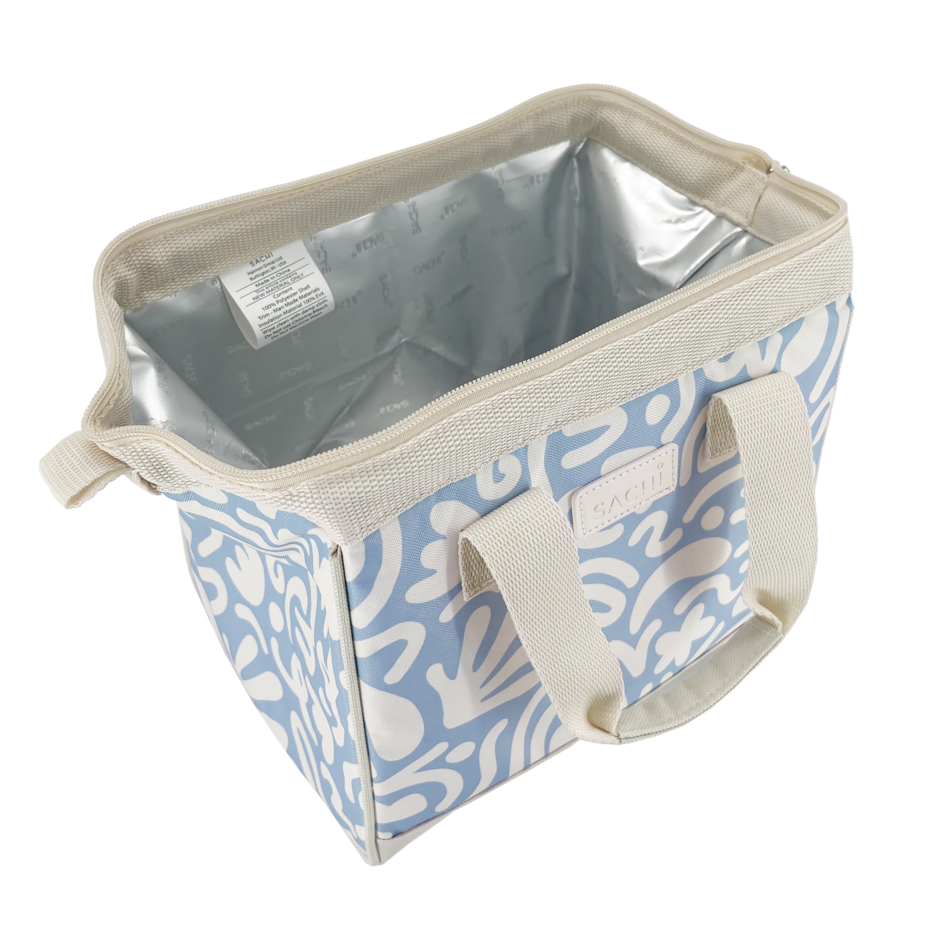 Sachi Insulated Style 34 Lunch Bag - Blue Squiggles