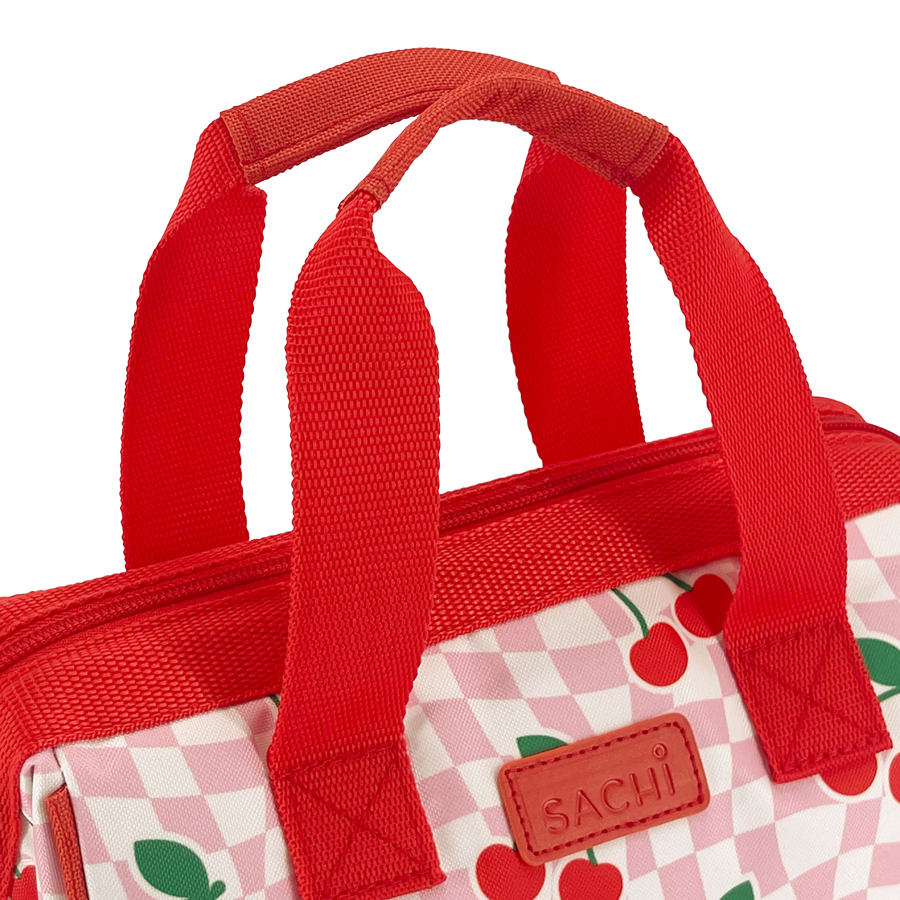 Sachi Insulated Style 34 Lunch Bag - Chequered Cherries