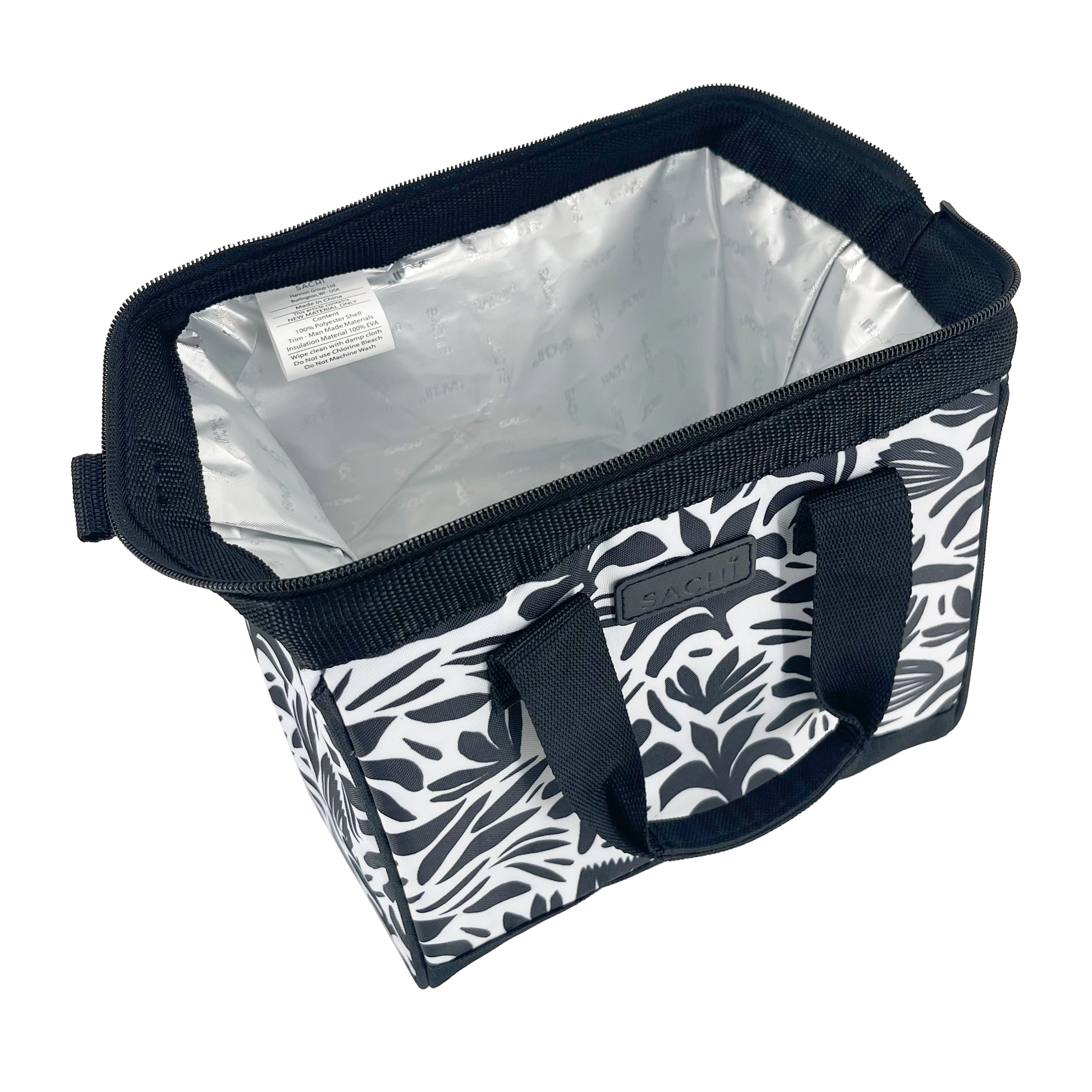 Sachi Insulated Style 34 Lunch Bag - Monochrome Blooms