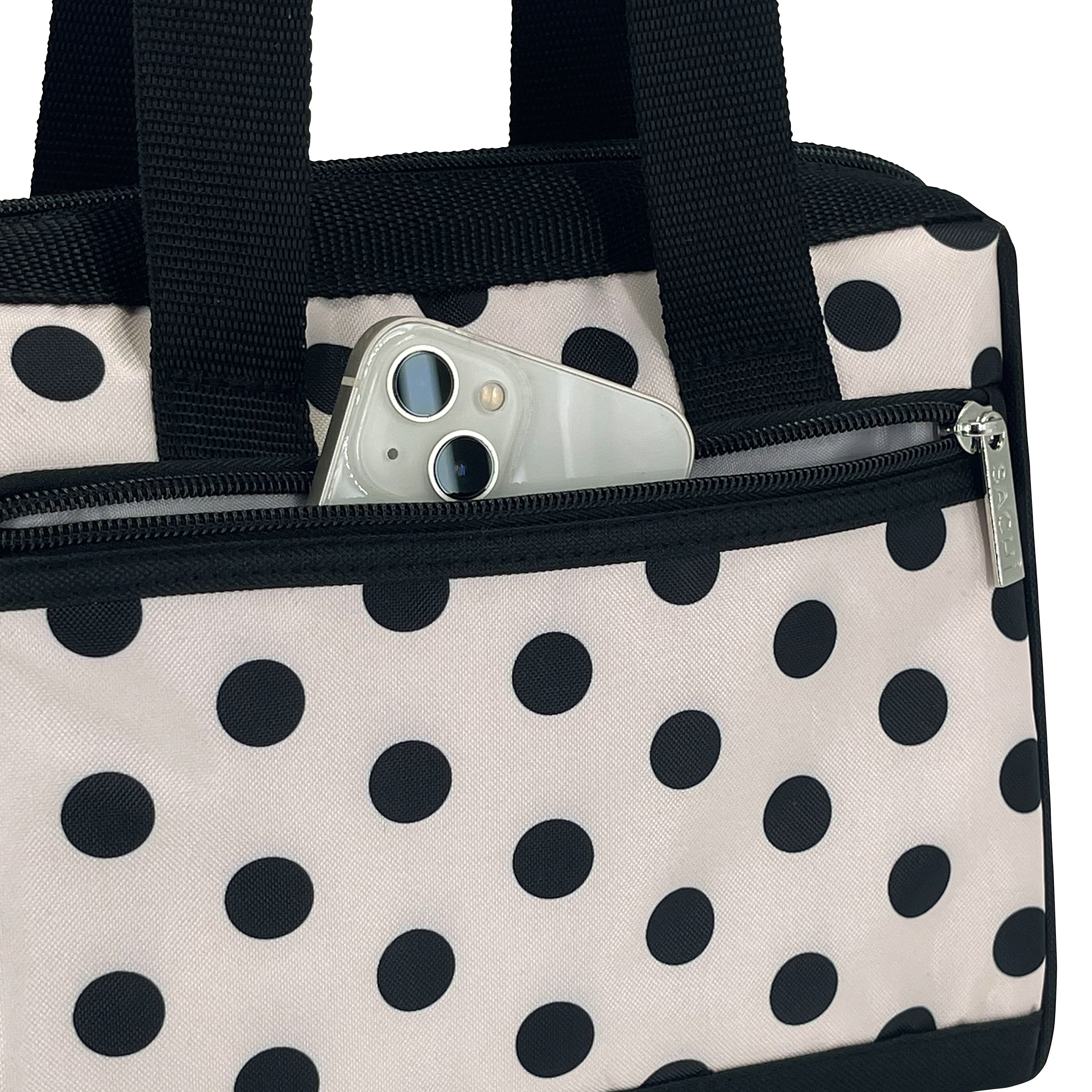 Sachi Insulated Style 34 Lunch Bag - Polka Dots