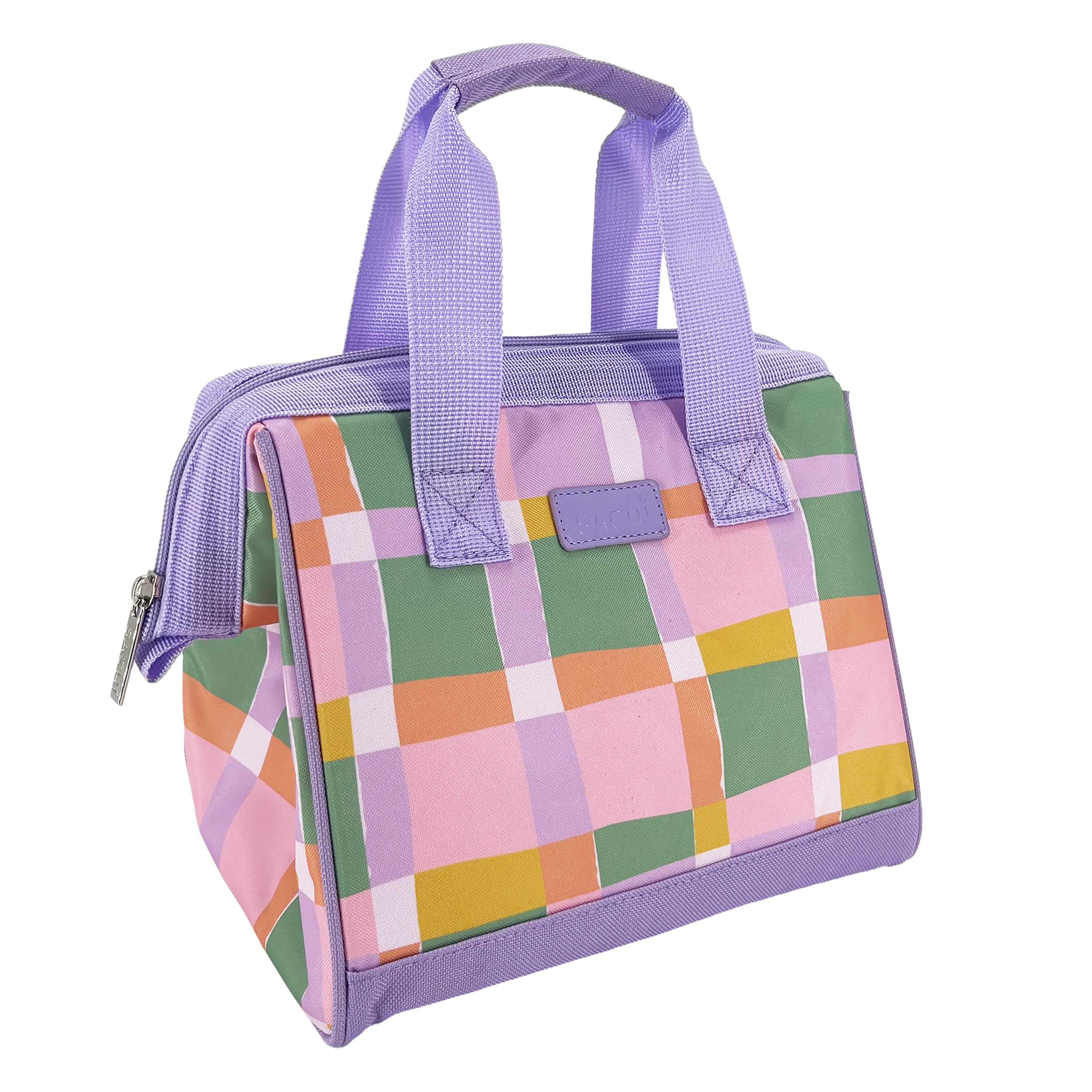Sachi Insulated Style 34 Lunch Bag - Pastel Checks