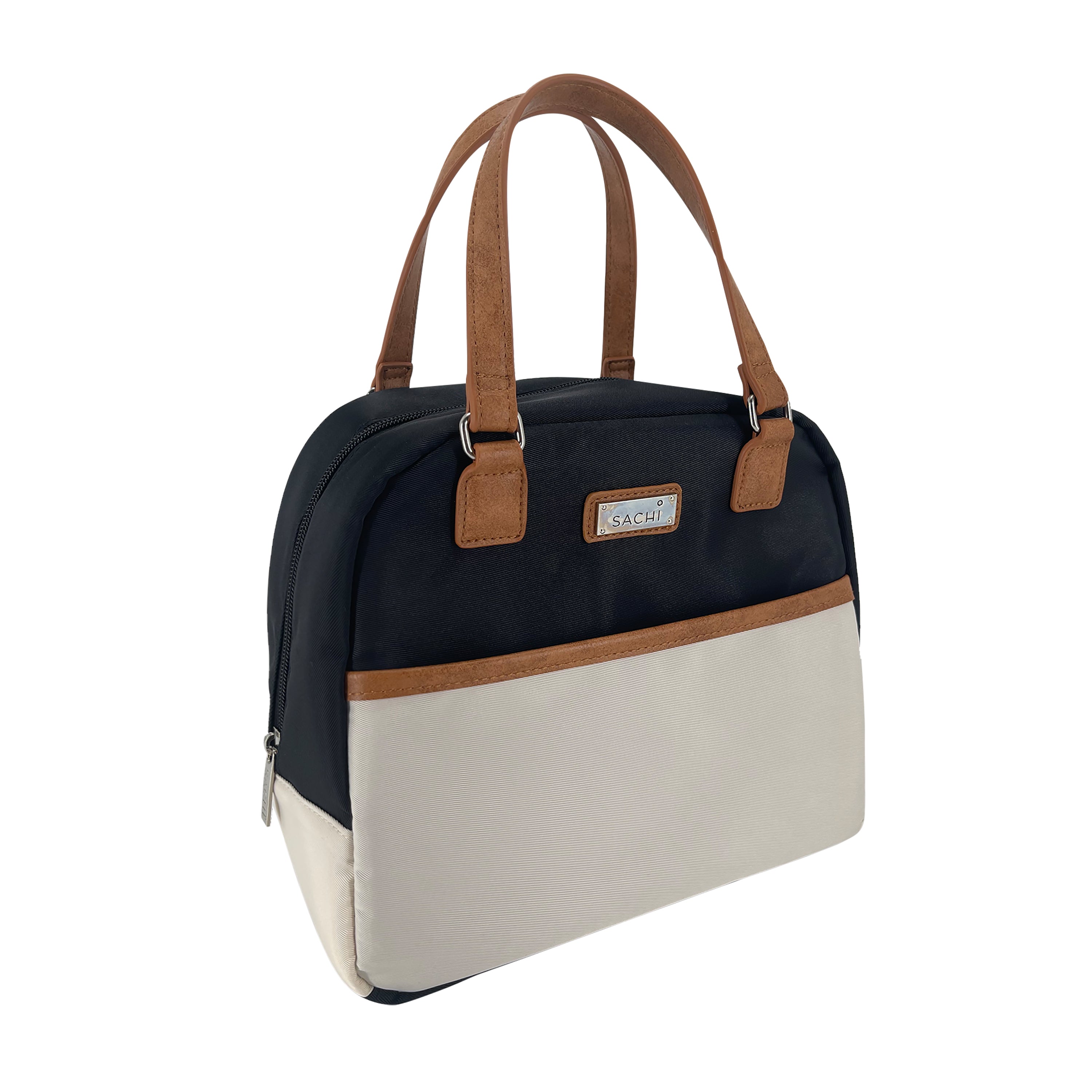 Sachi Insulated Cali Lunch Bag - Black/Cream