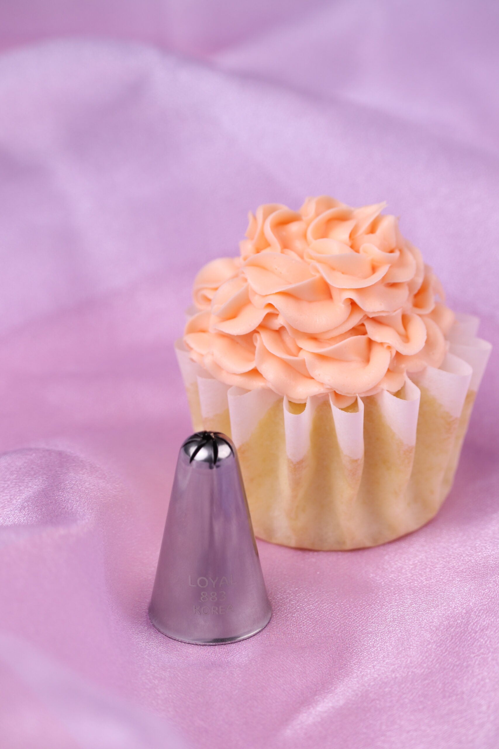 LOYAL Piping Tip No. 883 Drop Flower Stainless Steel