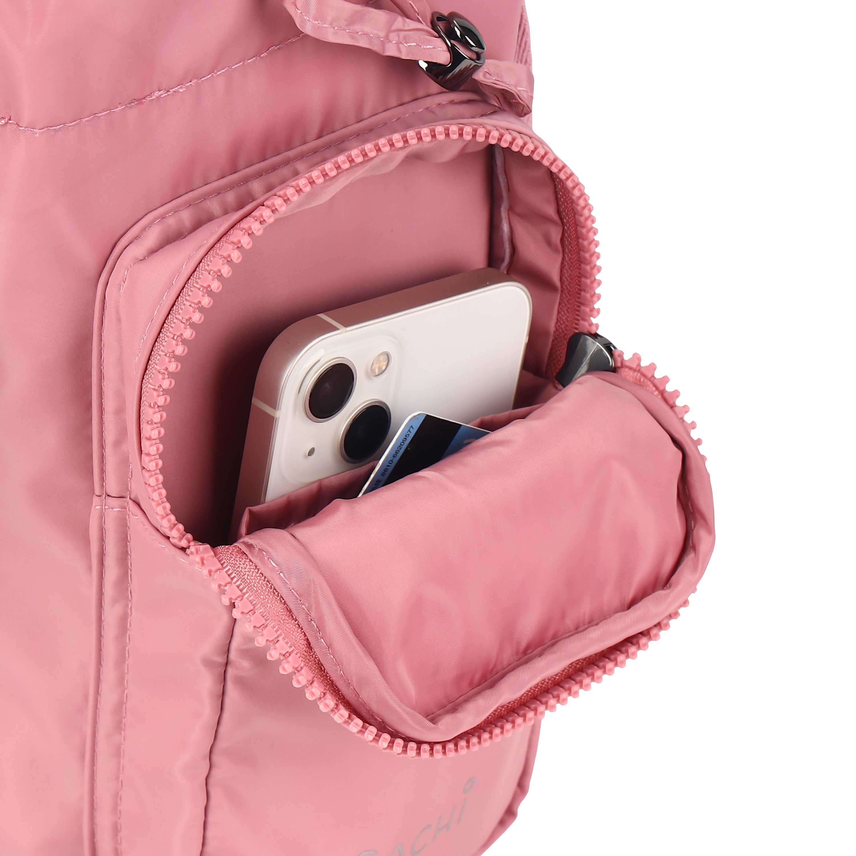 Sachi Crossbody Lite Insulated Bottle Bag - Blush