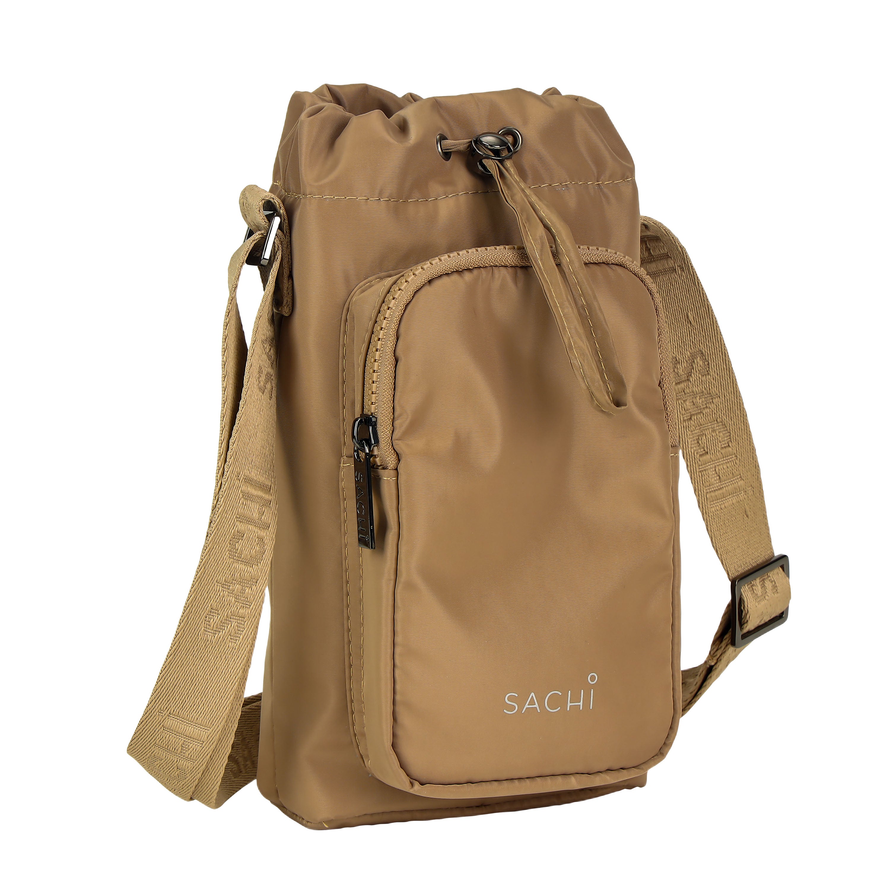 Sachi Crossbody Lite Insulated Bottle Bag - Latte