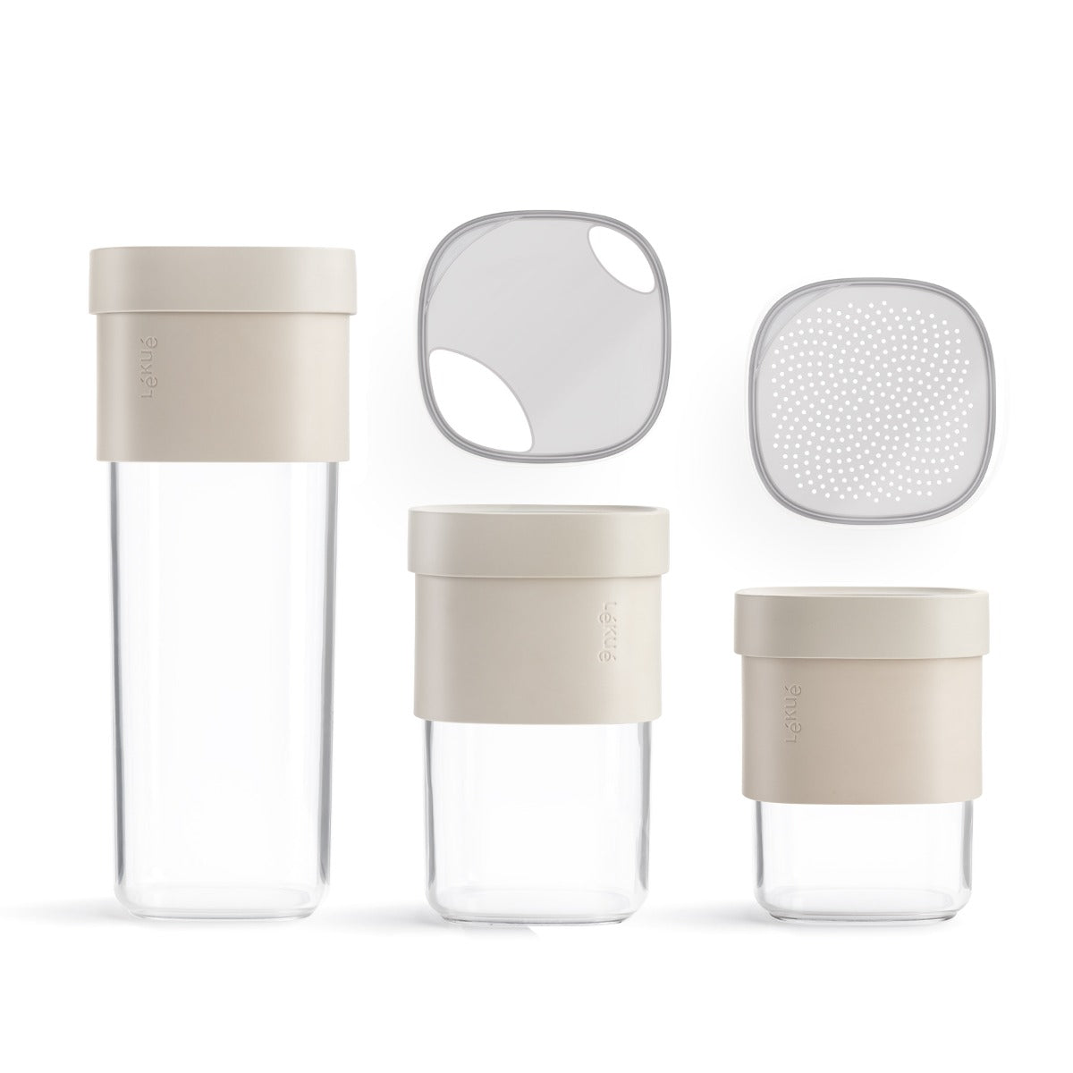 Lékué Flip Storage 3 Piece Set with Accessories