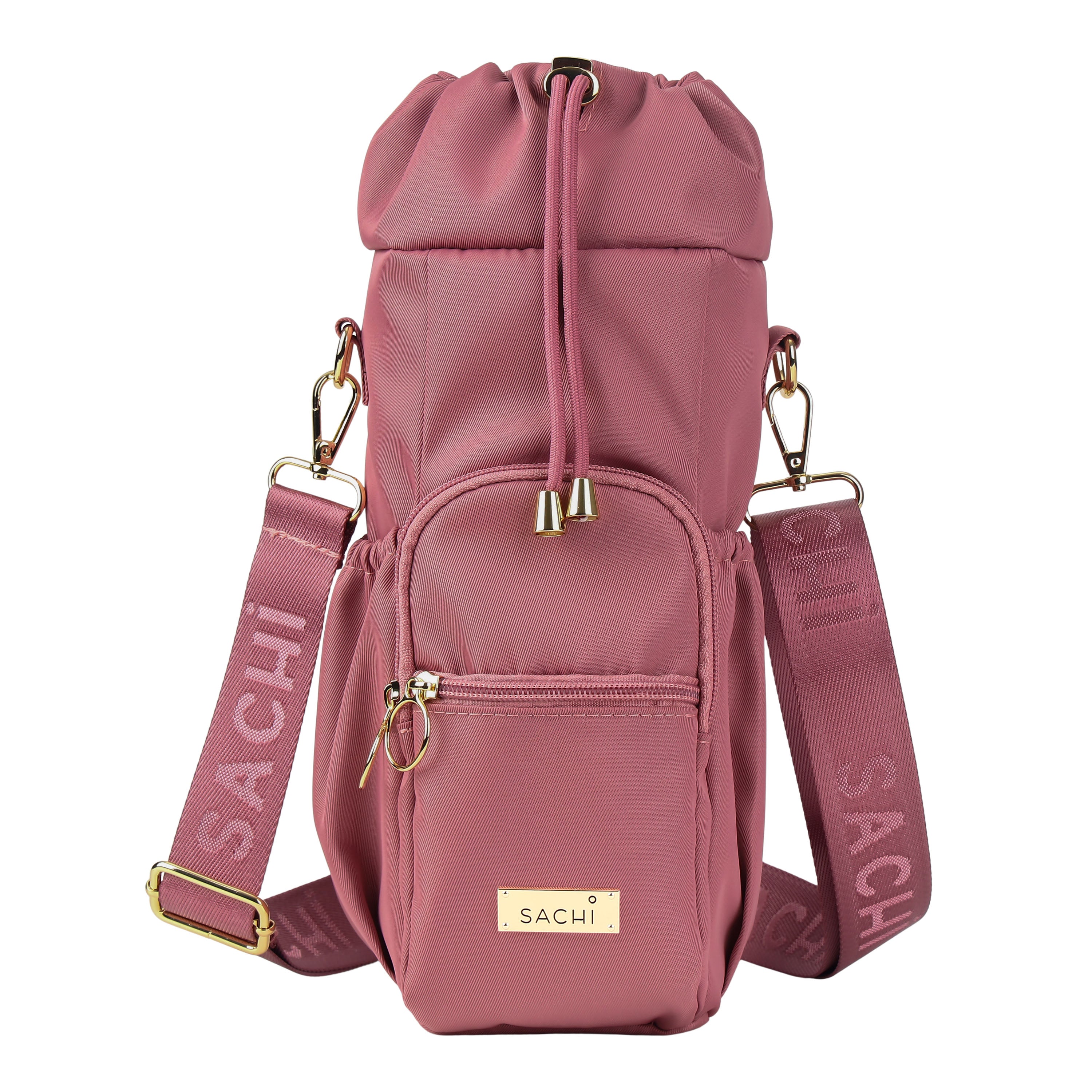 Sachi Crossbody Insulated Bottle Bag - Blush