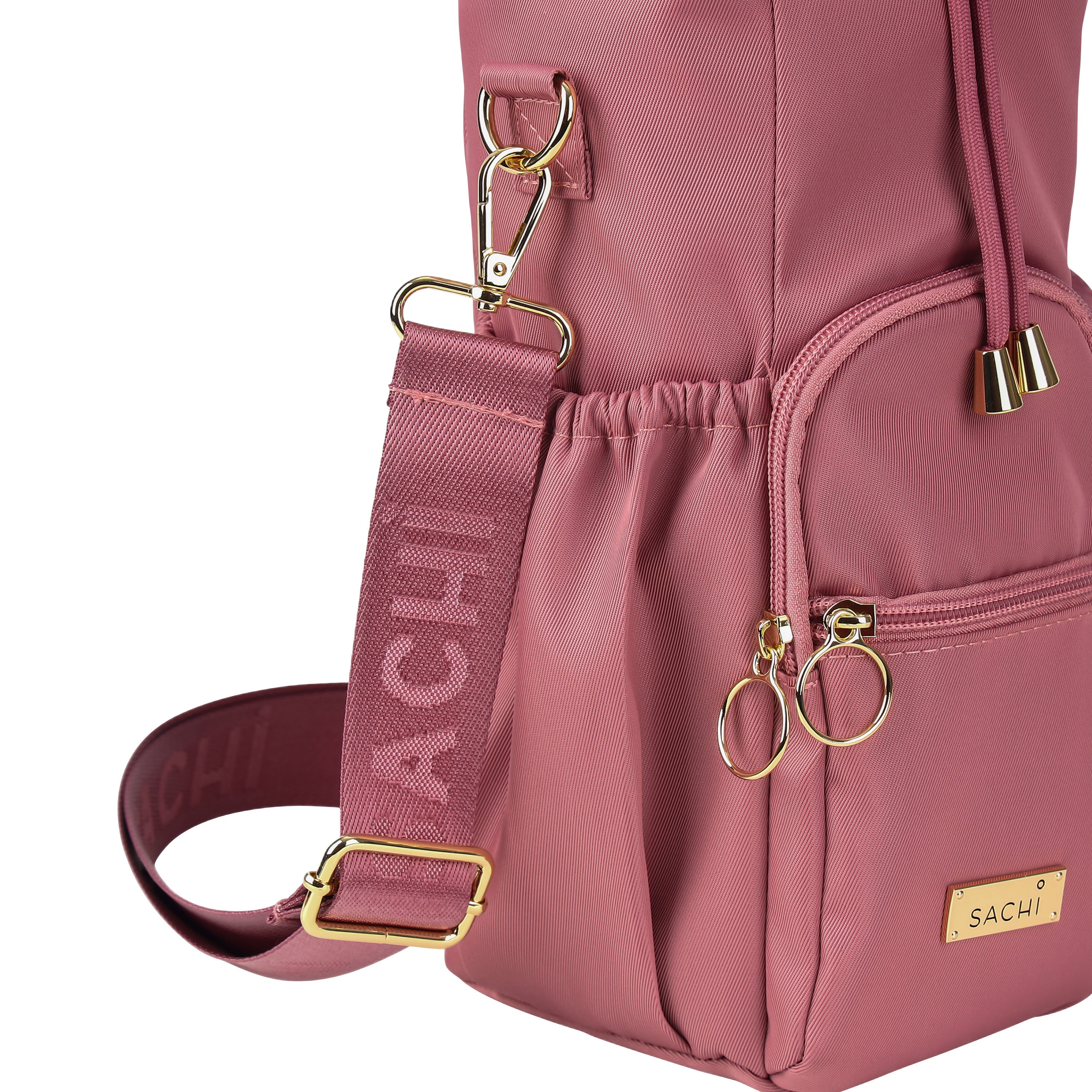 Sachi Crossbody Insulated Bottle Bag - Blush