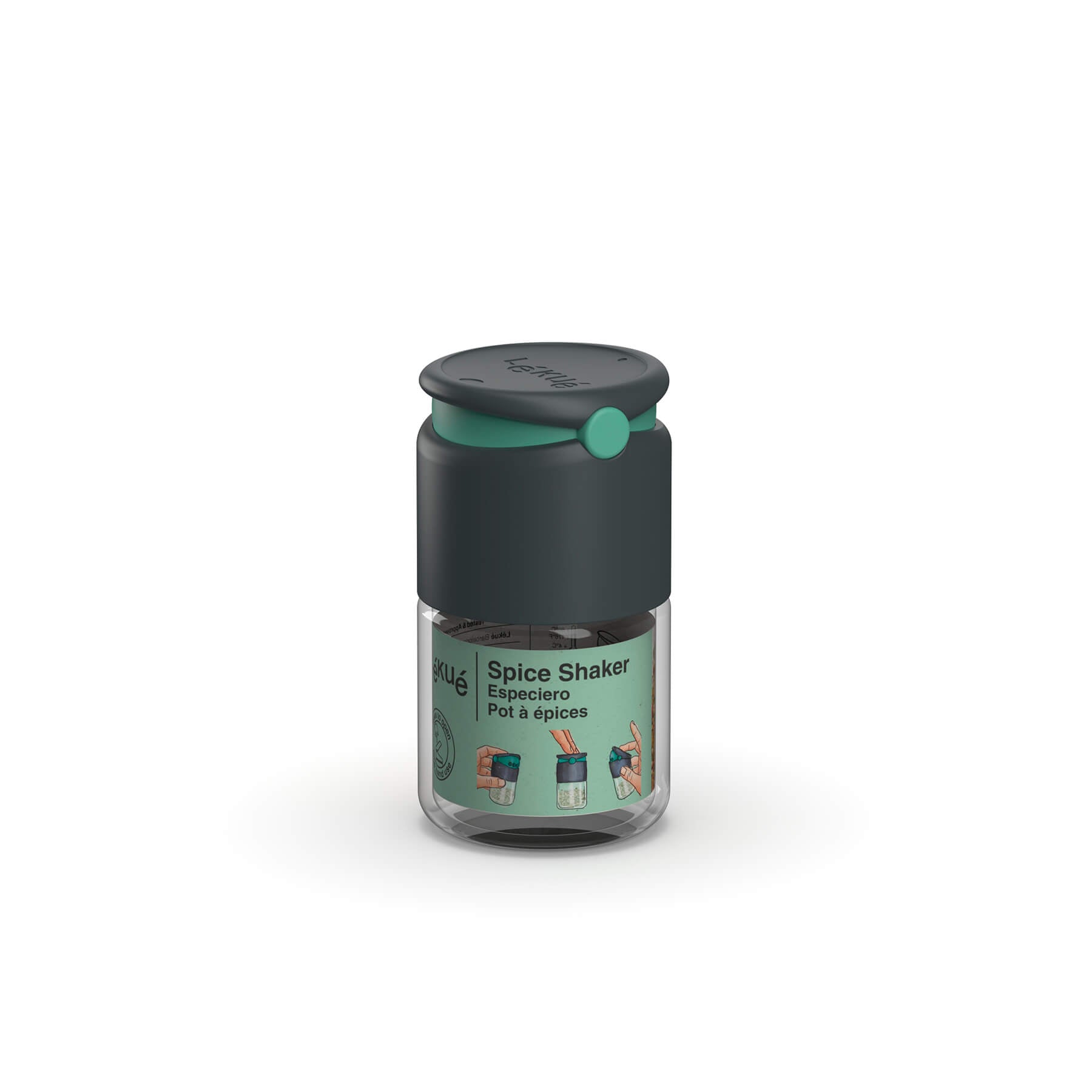 Lékué Spice Shaker 80ml Glass Combo