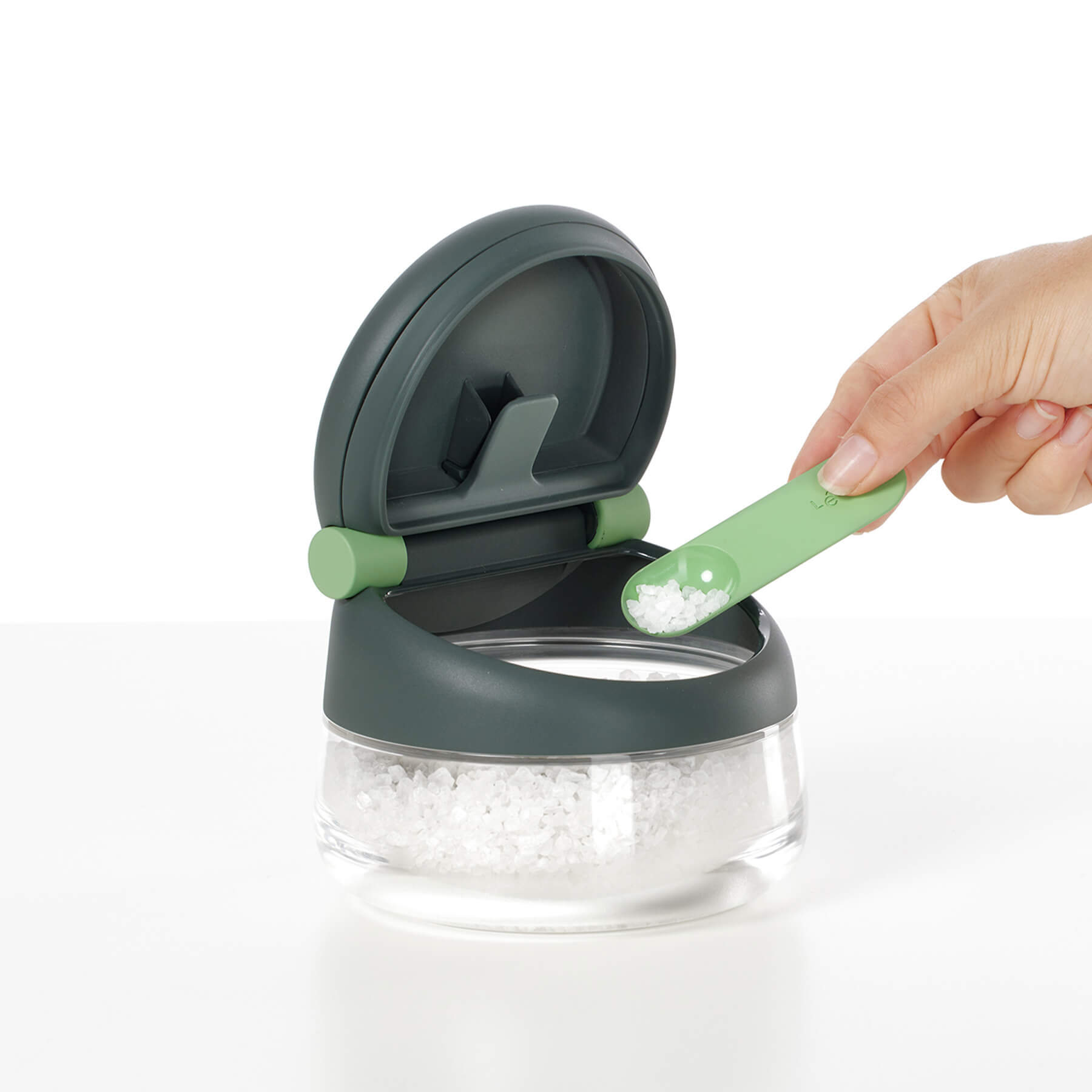 Lékué Salt Cellar 500ml with Spoon