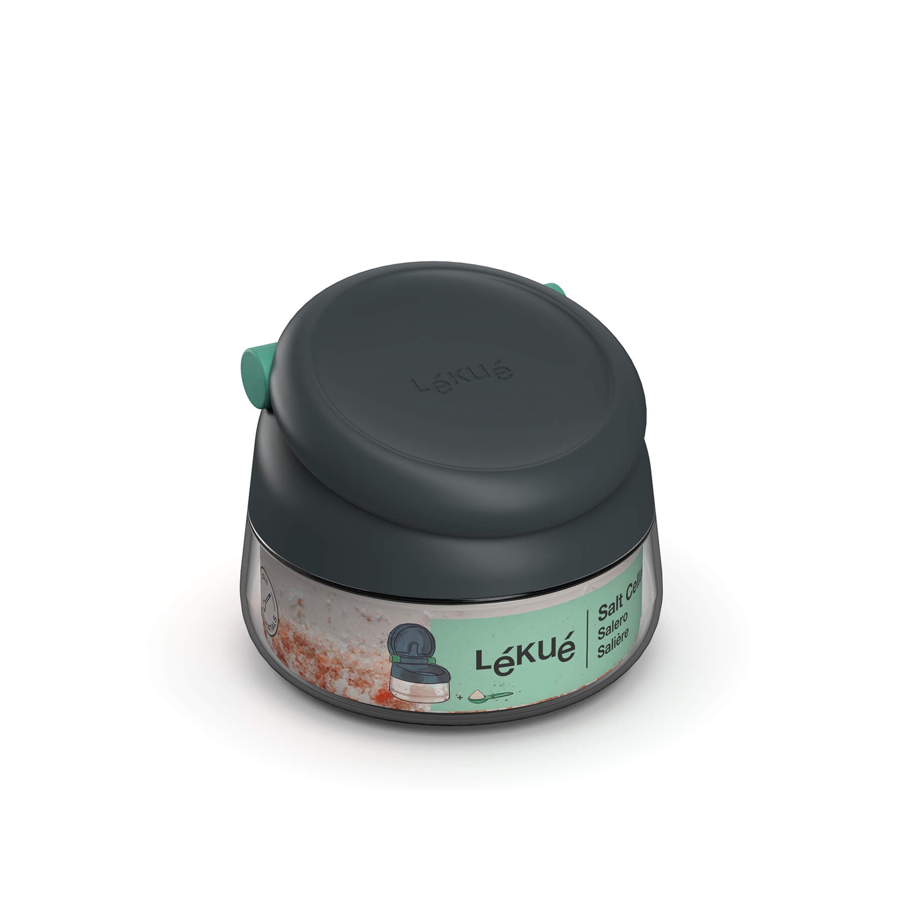 Lékué Salt Cellar 500ml with Spoon