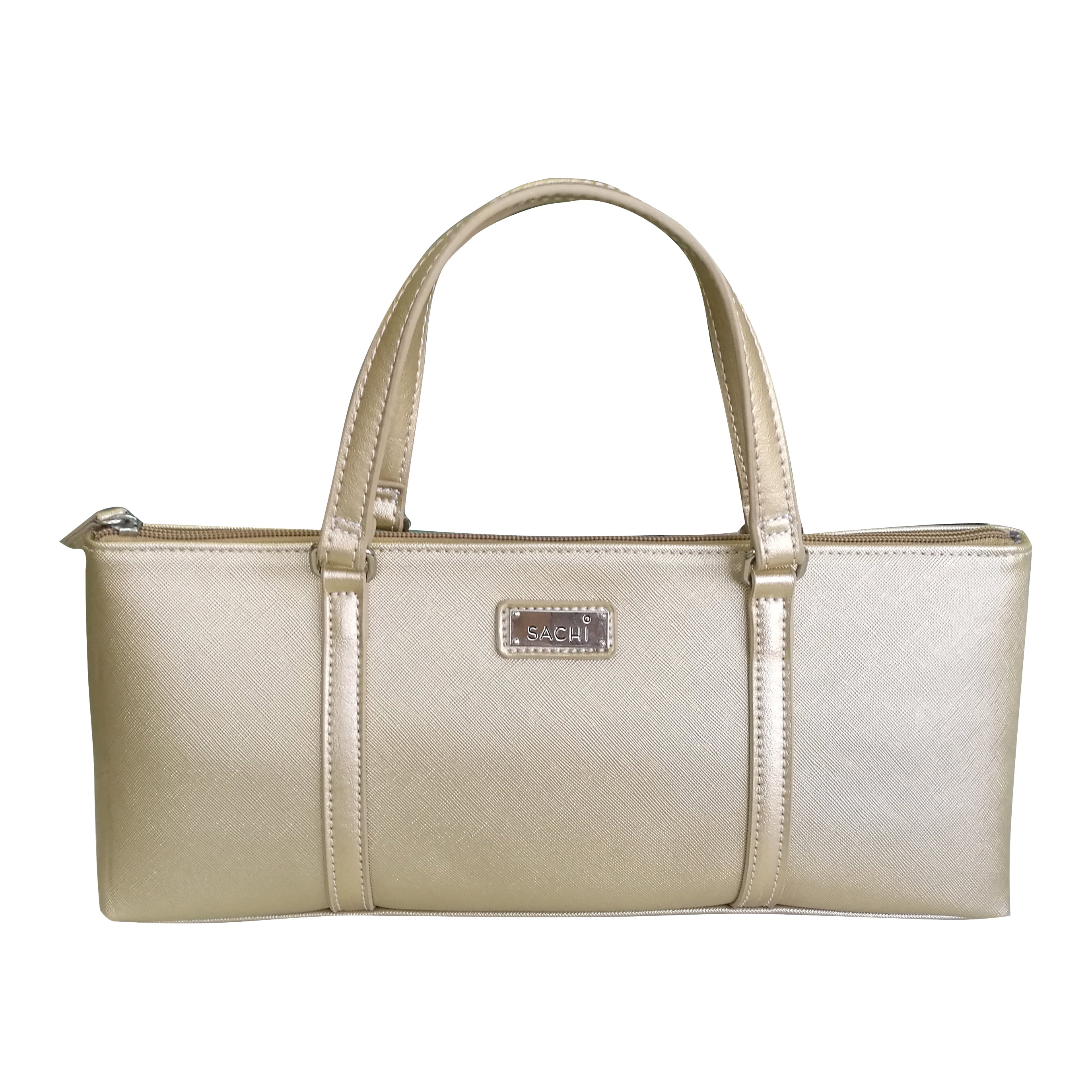 Sachi Insulated Wine Purse - Champagne Gold