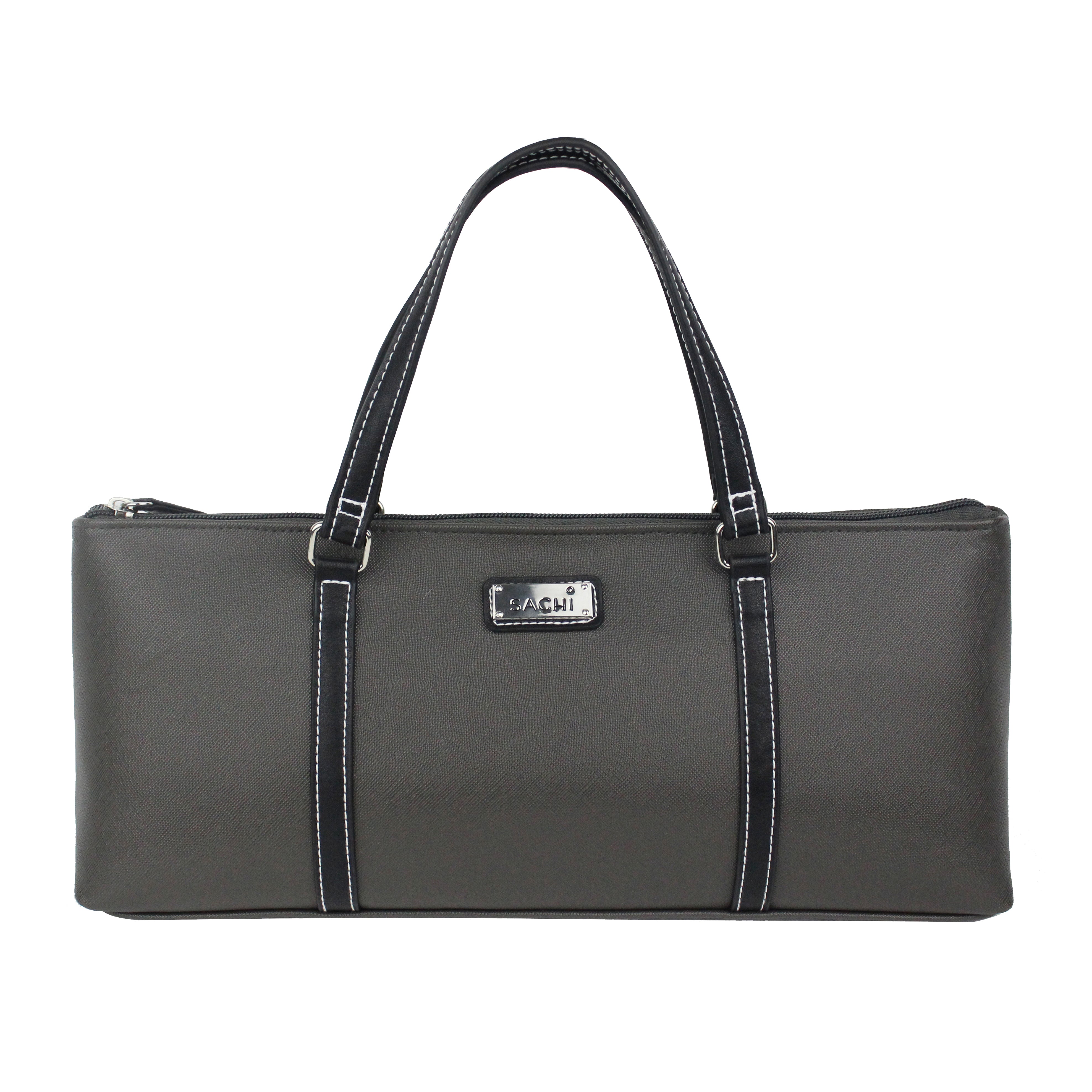 Sachi Insulated Wine Purse - Charcoal