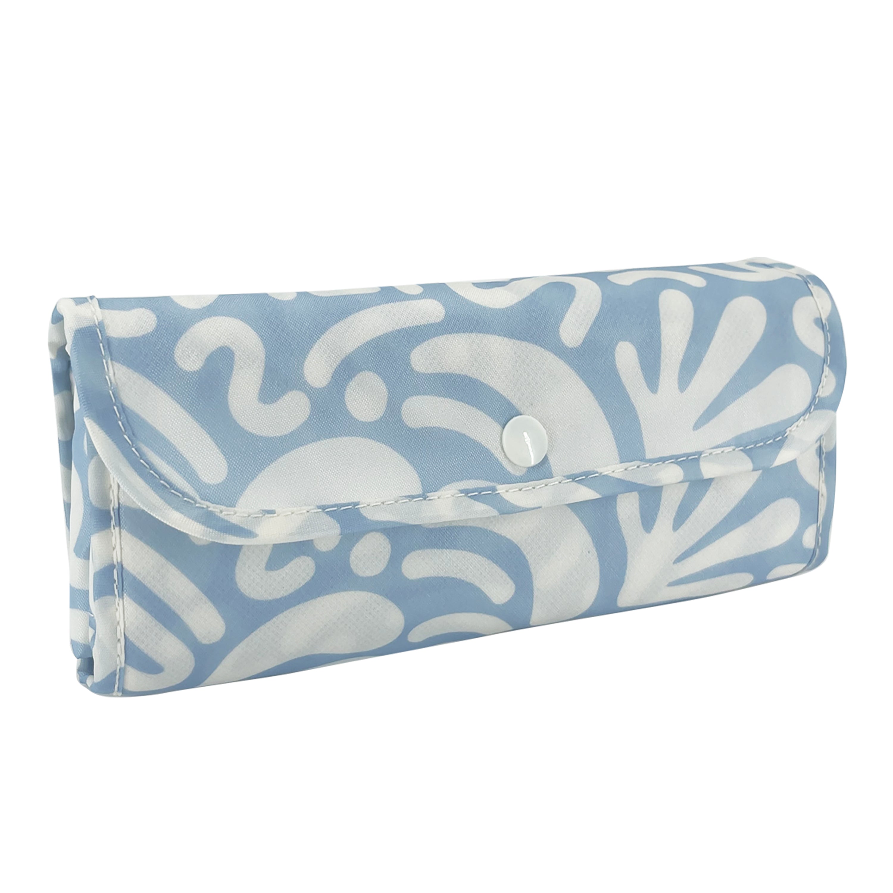 Sachi Insulated Market Tote - Blue Squiggles