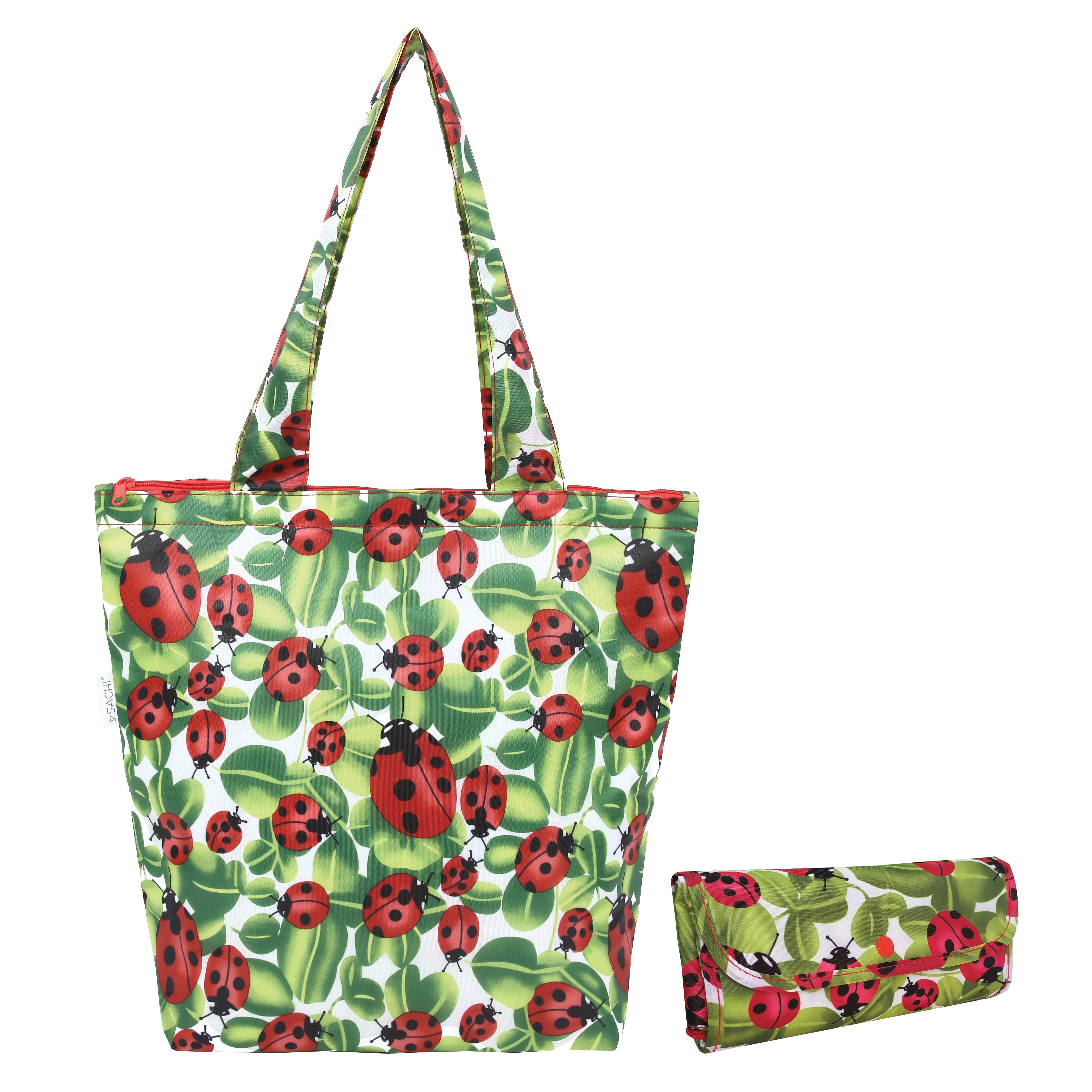 Sachi Insulated Market Tote - Lady Bug