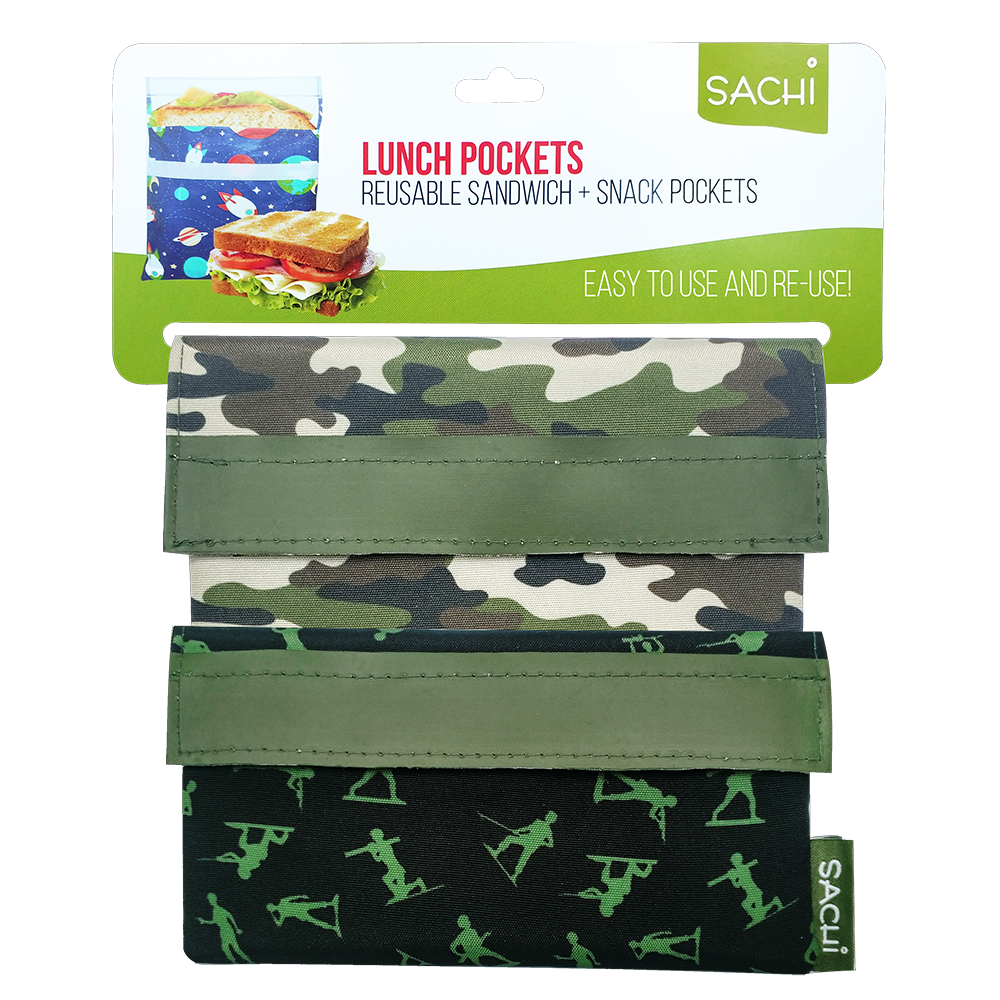 Sachi Lunch Pockets Set 2 - Camo Green