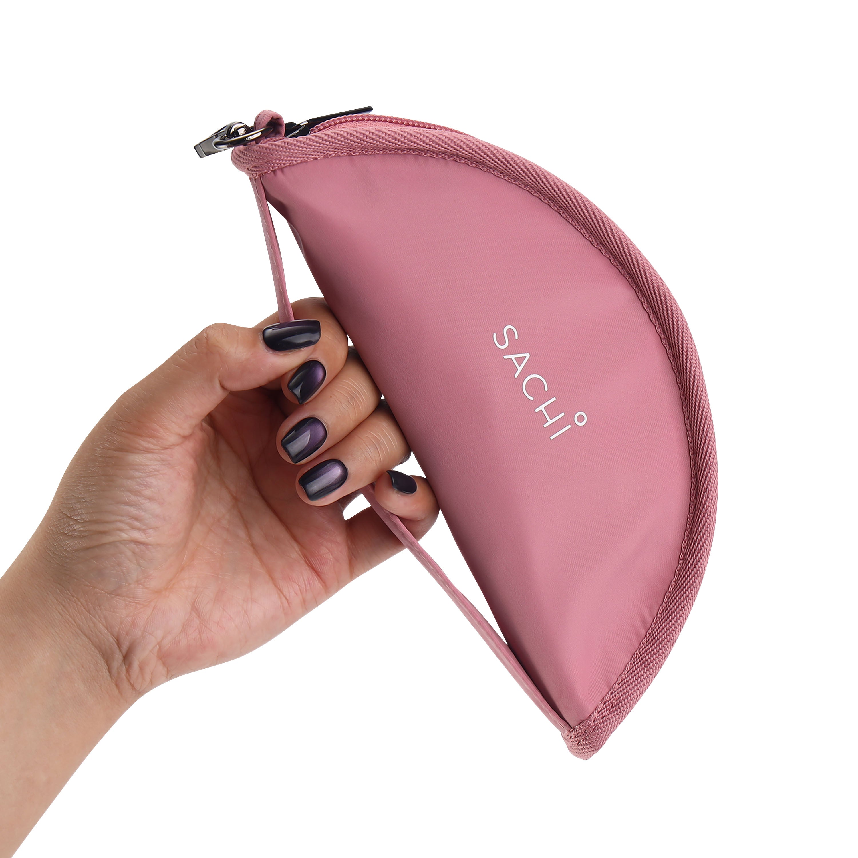 Sachi PupBowl Portable Folding Dog Bowl - Blush