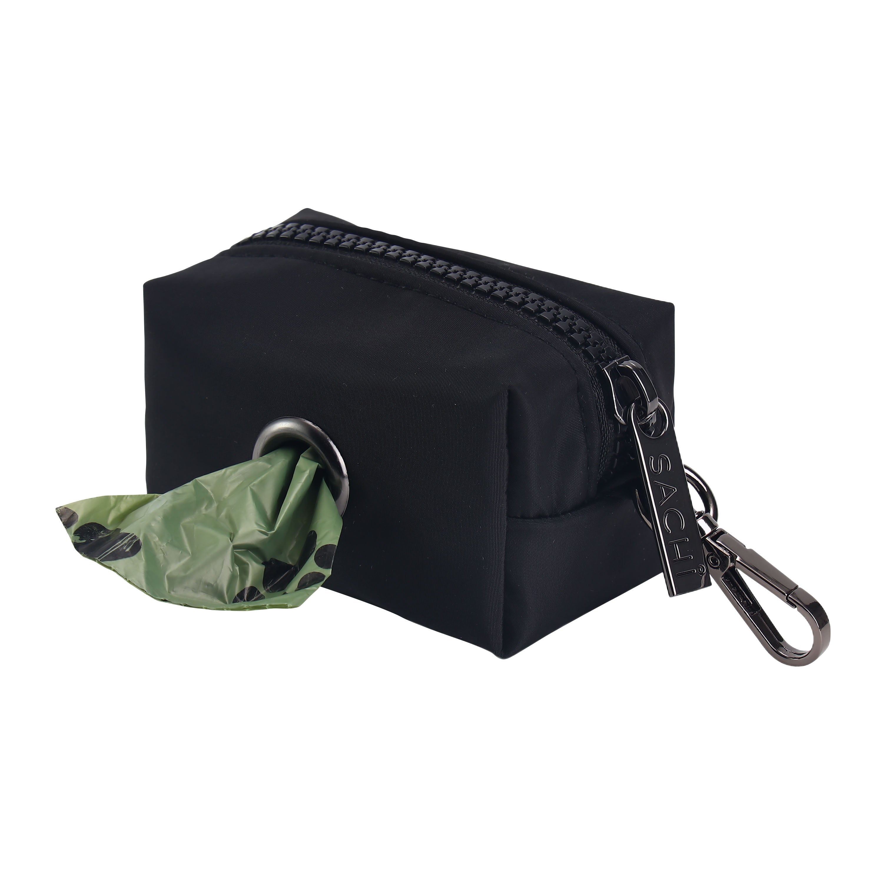Sachi PupPack Portable Waste Bag Holder - Black