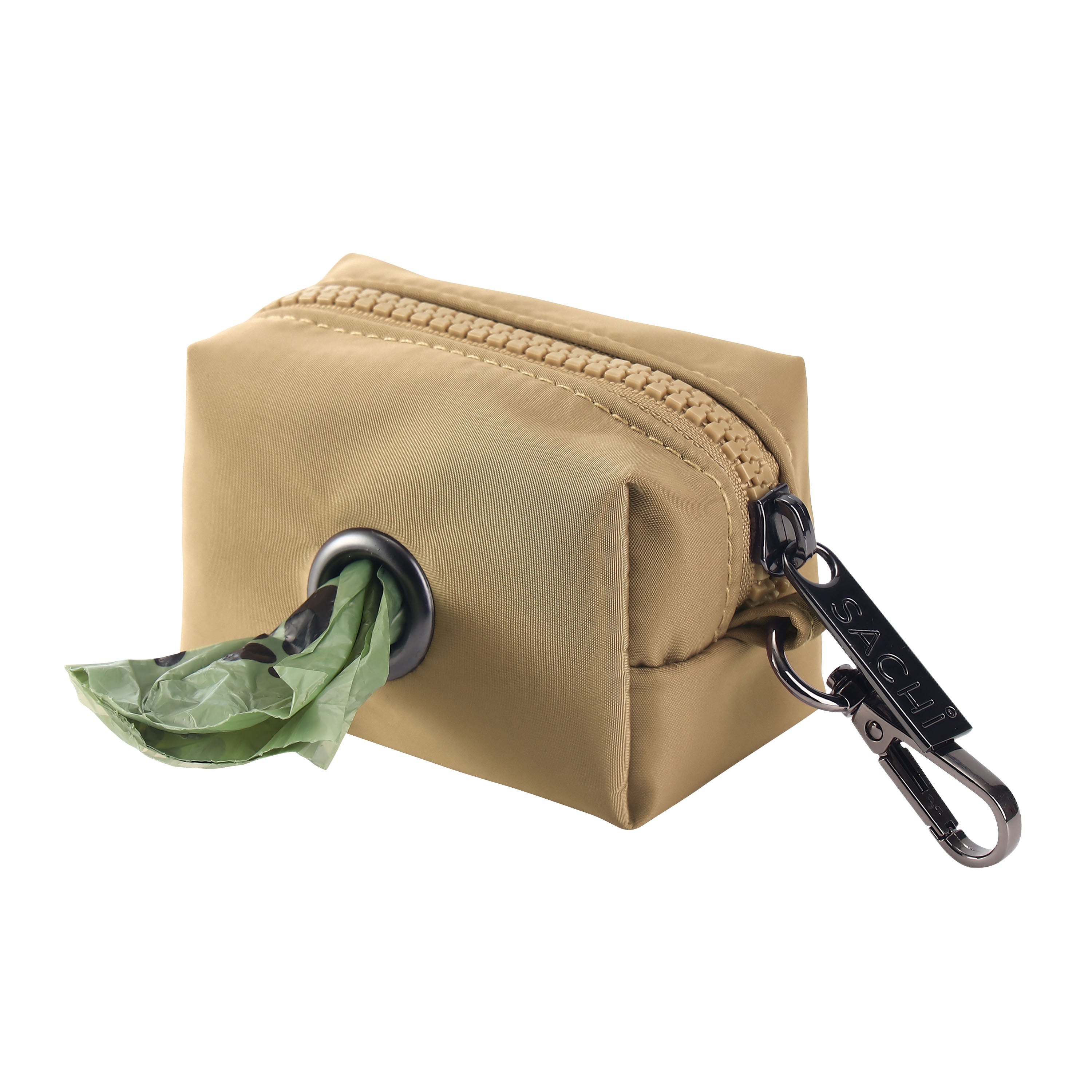 Sachi PupPack Portable Waste Bag Holder - Latte