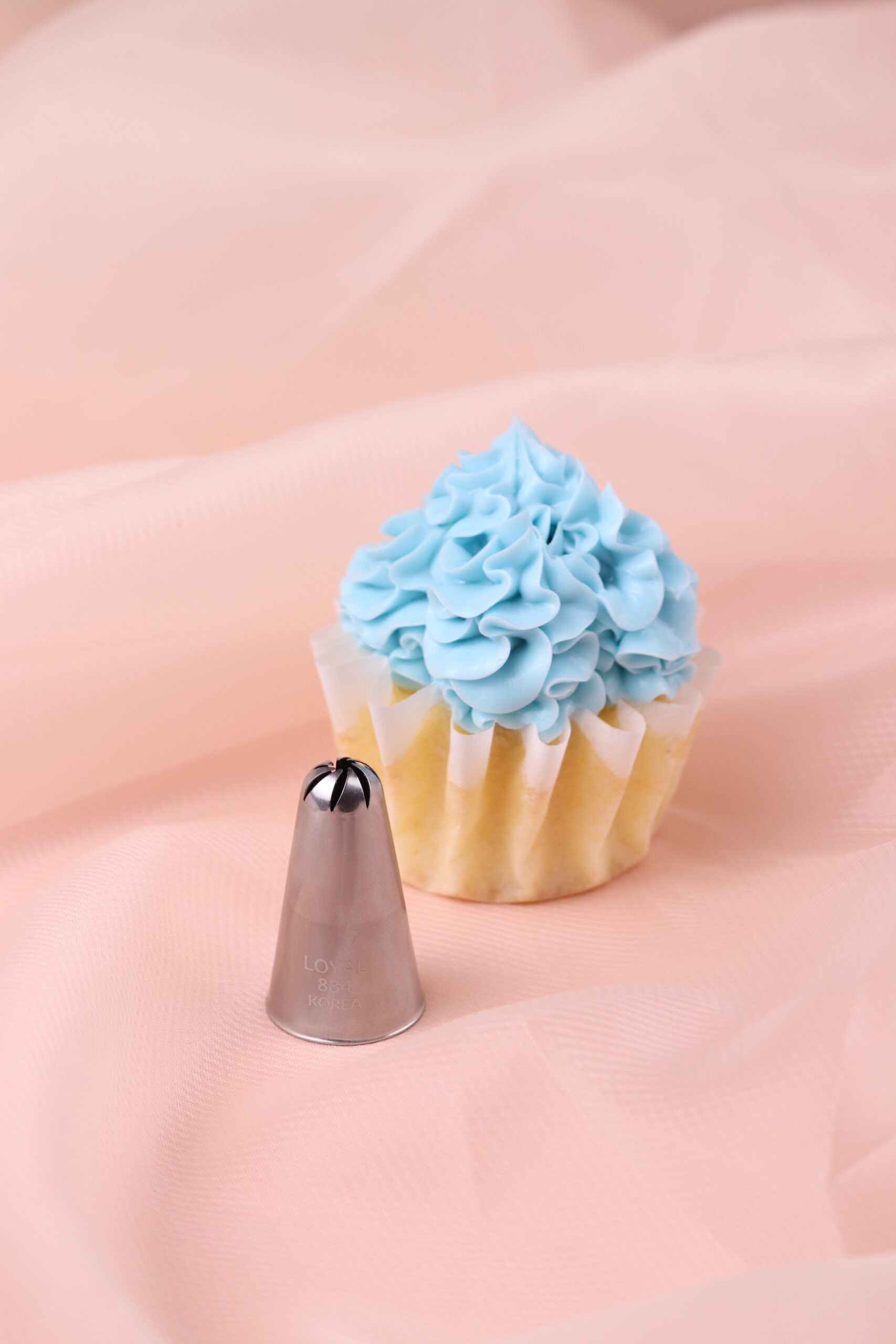 LOYAL Piping Tip No. 884 Drop Flower Stainless Steel