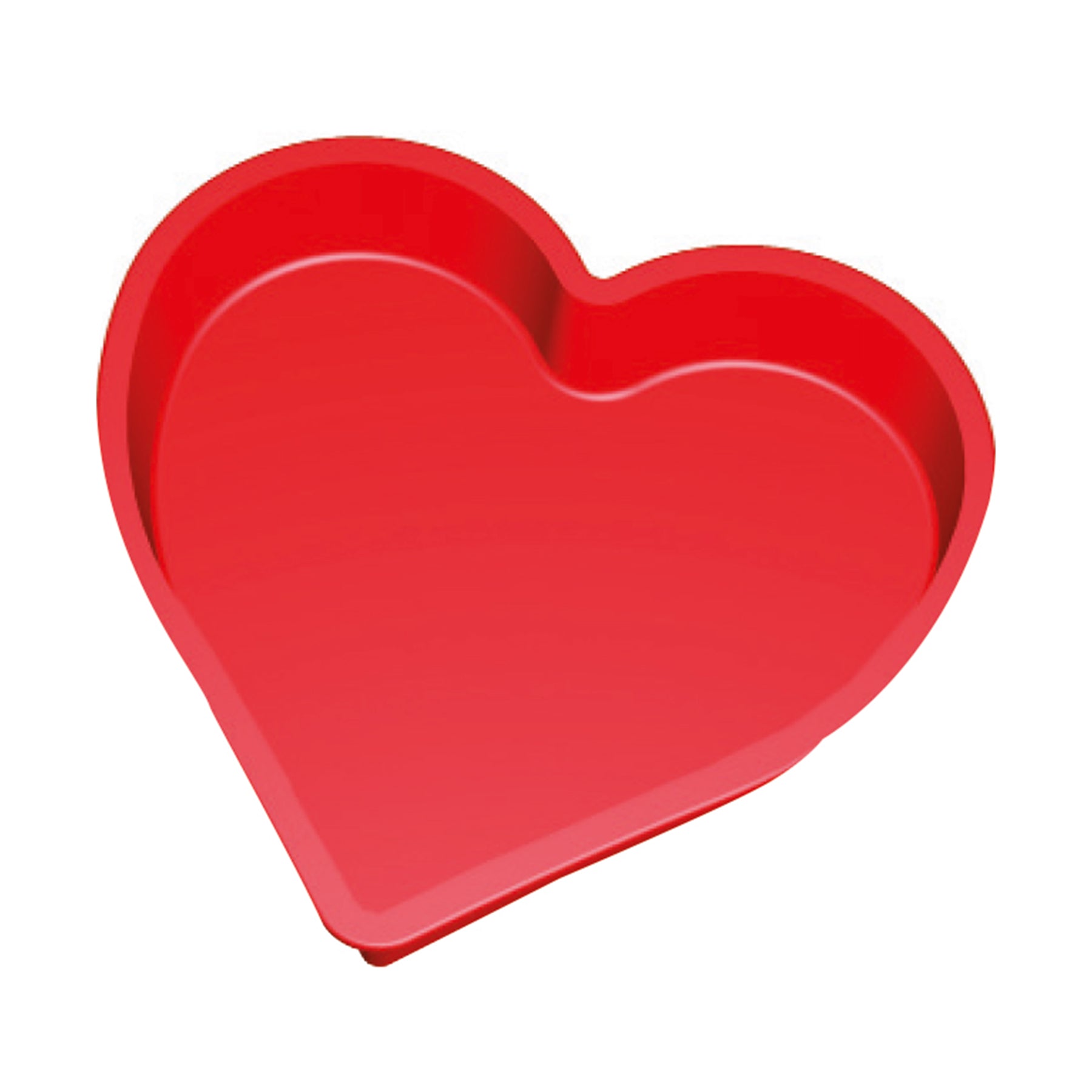Lékué Heart Cake Portion Mould 330ml x 4 Red